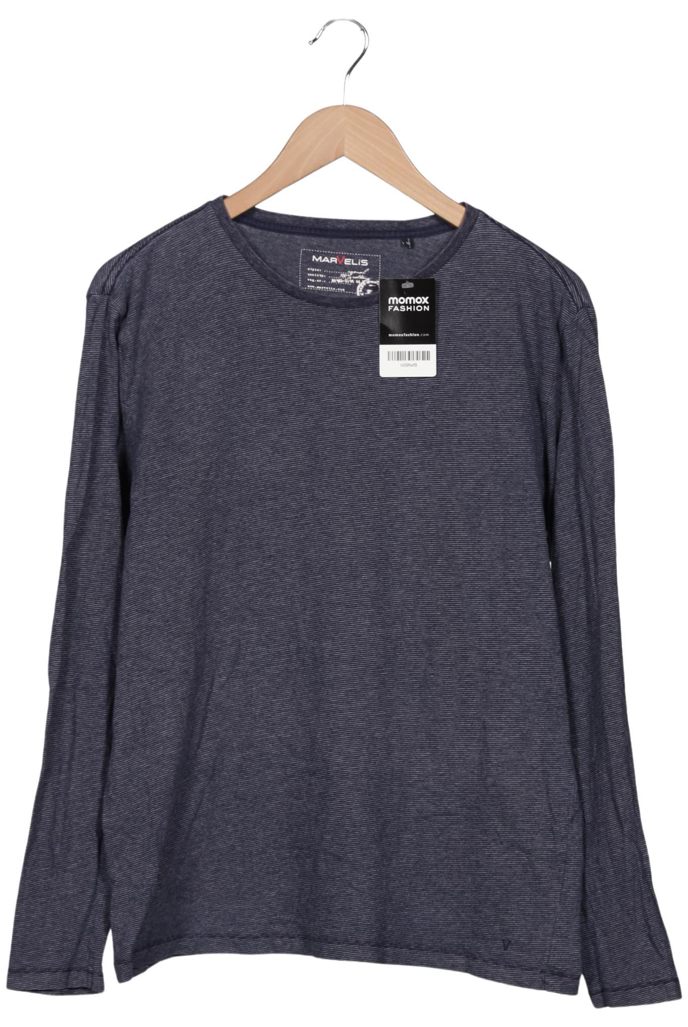 

Marvelis Herren Langarmshirt, marineblau, Gr. 48