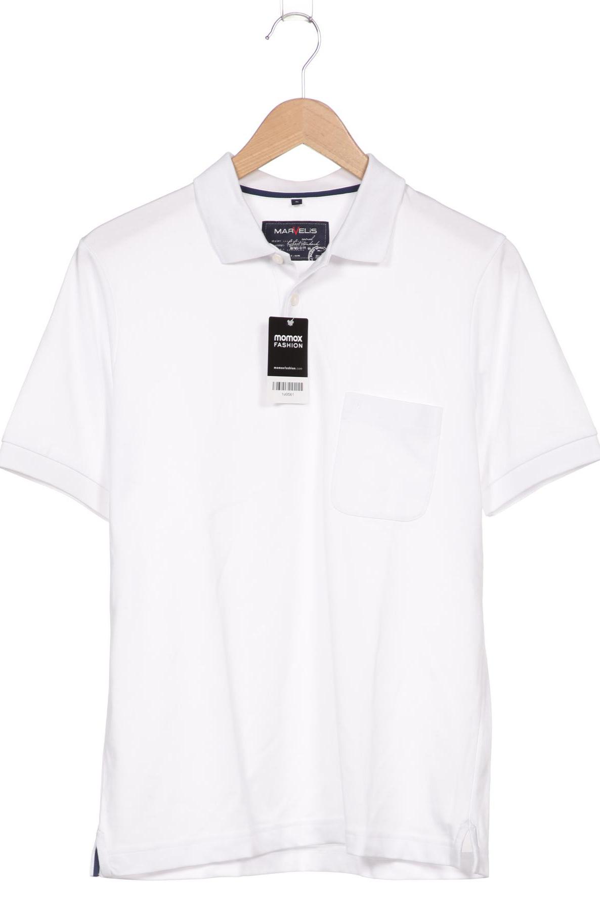 

Marvelis Herren Poloshirt, weiß