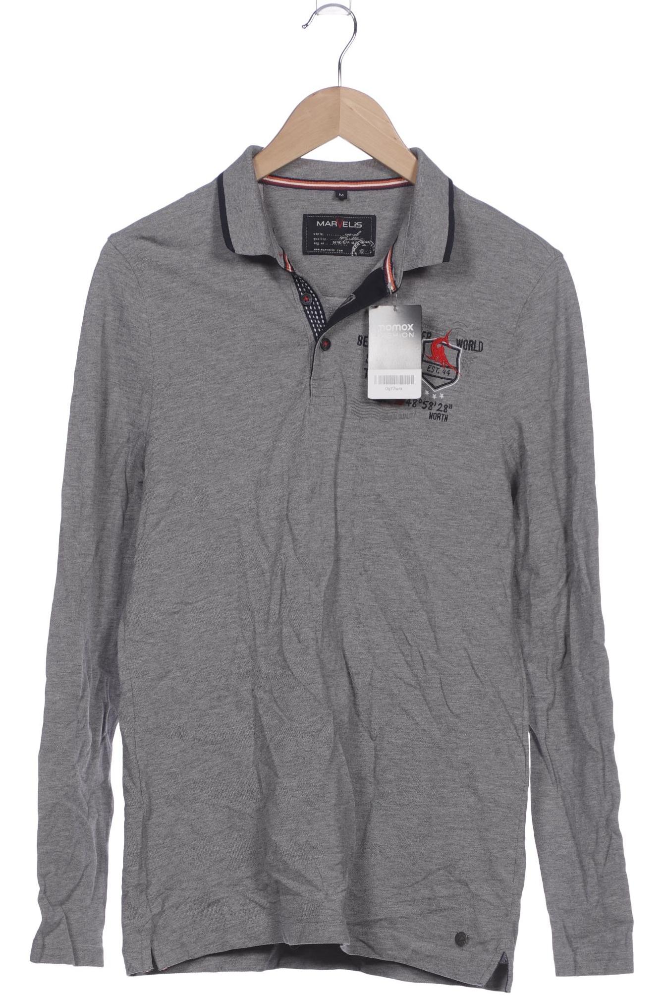 

Marvelis Herren Poloshirt, grau, Gr. 48