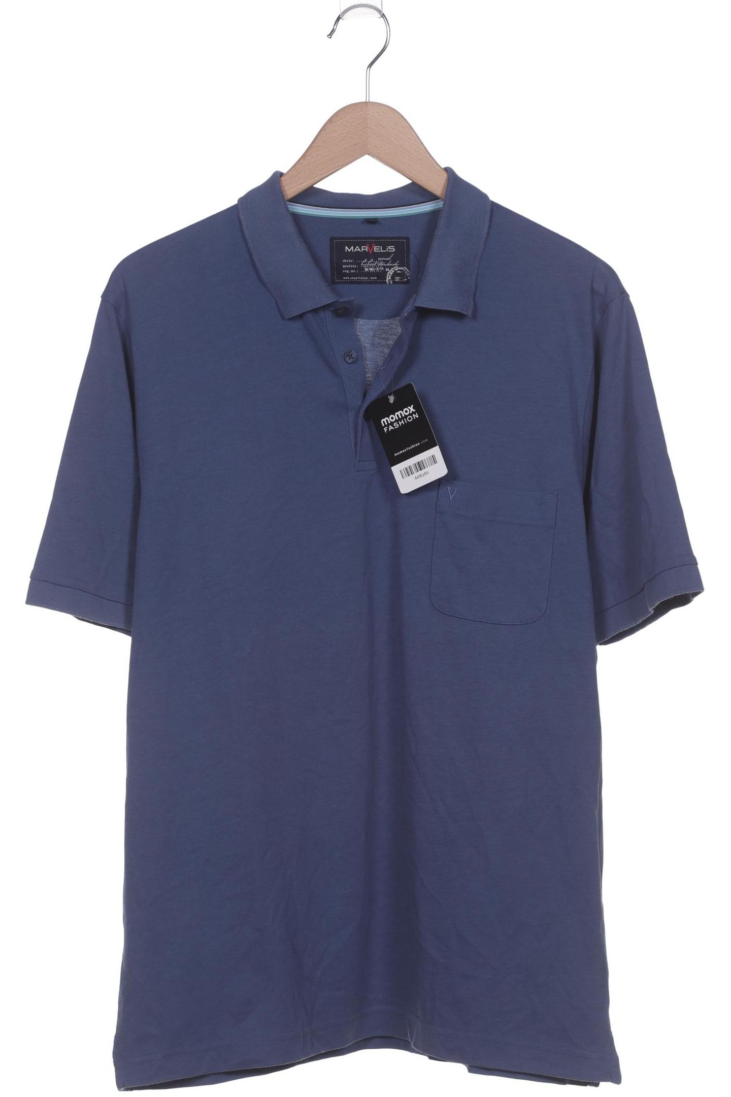 

Marvelis Herren Poloshirt, marineblau, Gr. 56