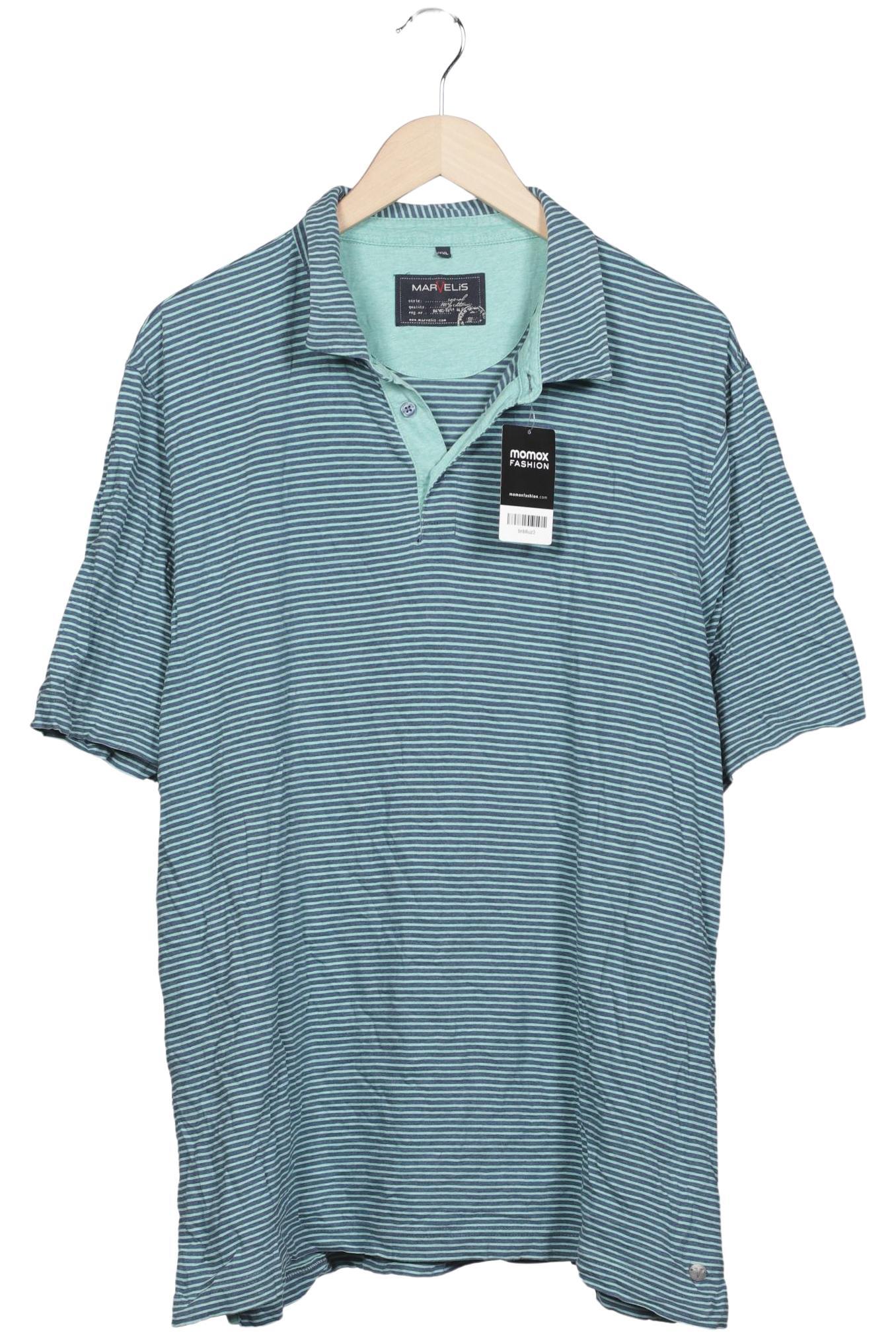 Thumbnail - Marvelis Herren Poloshirt, hellblau, Gr. 56