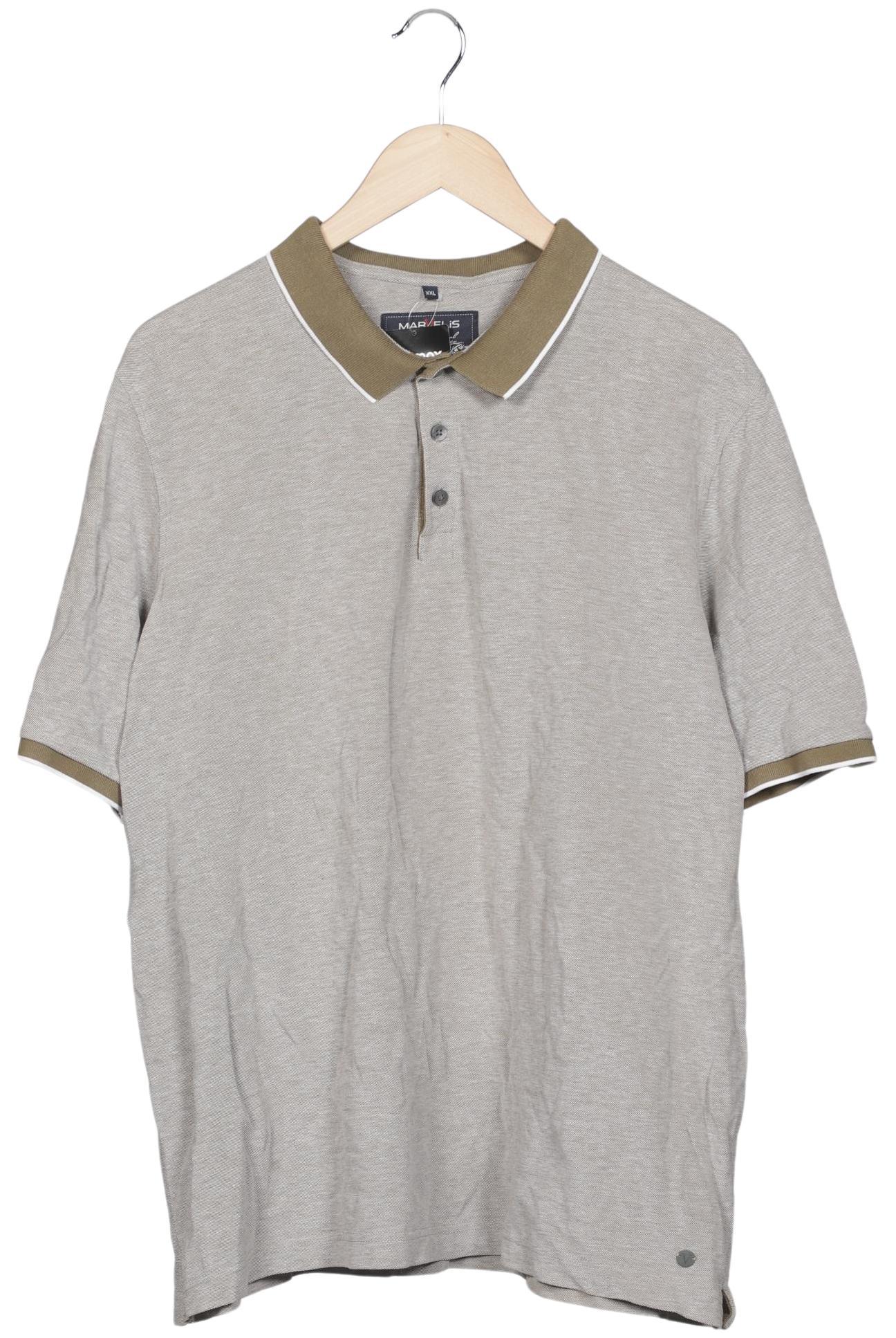 Thumbnail - Marvelis Herren Poloshirt, grau, Gr. 56