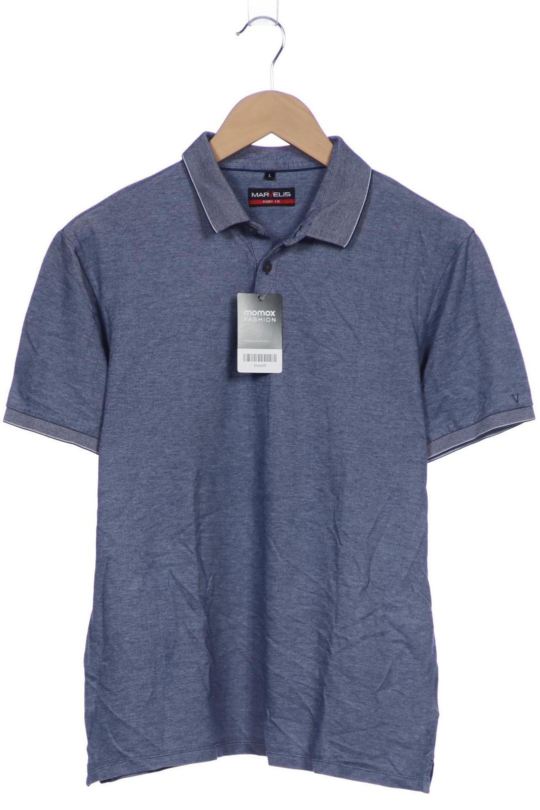 

Marvelis Herren Poloshirt, blau, Gr. 52