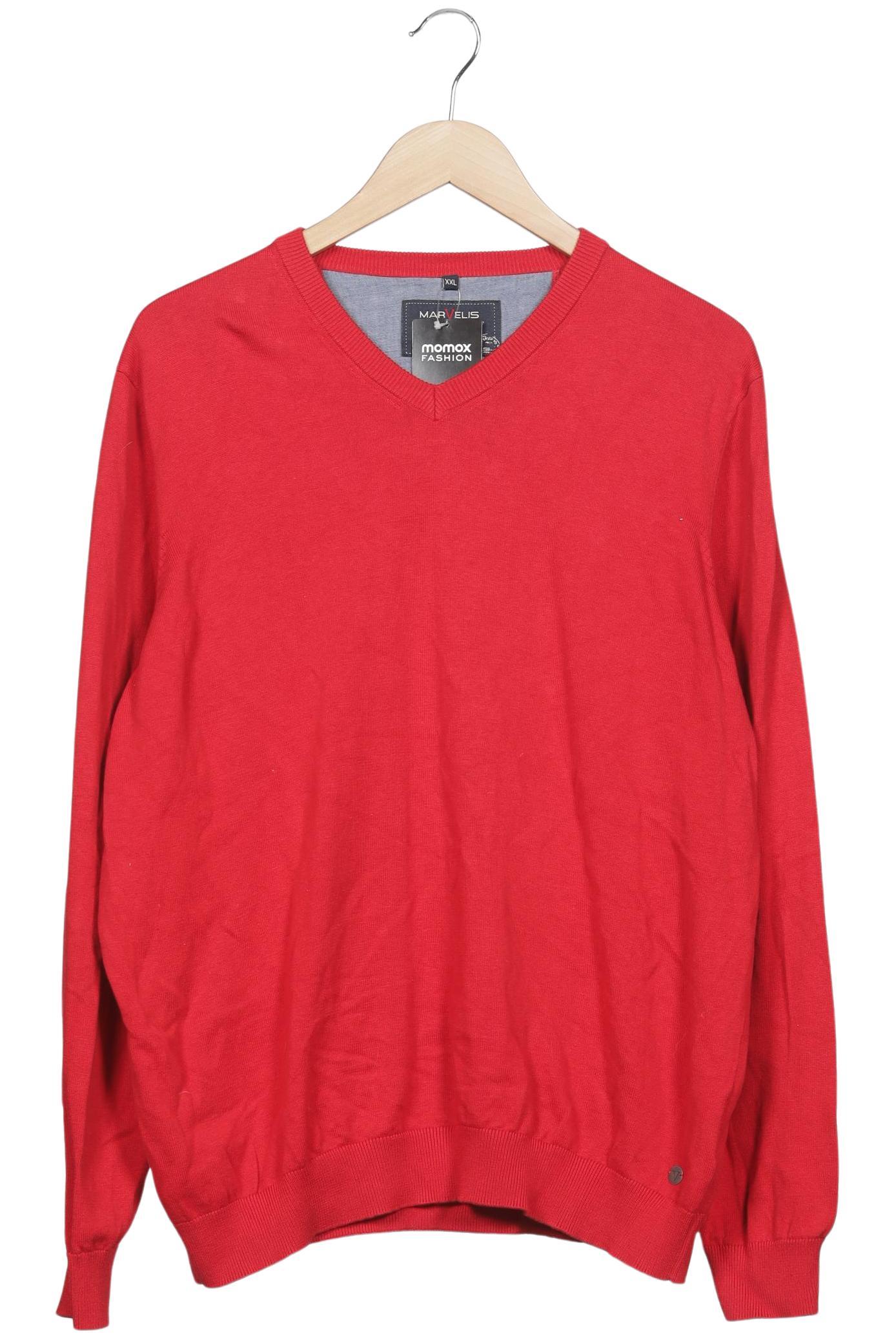 

Marvelis Herren Pullover, rot, Gr. 56