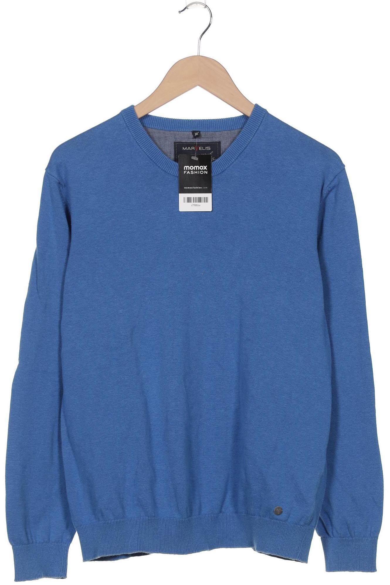Thumbnail - Marvelis Herren Pullover, blau, Gr. 54
