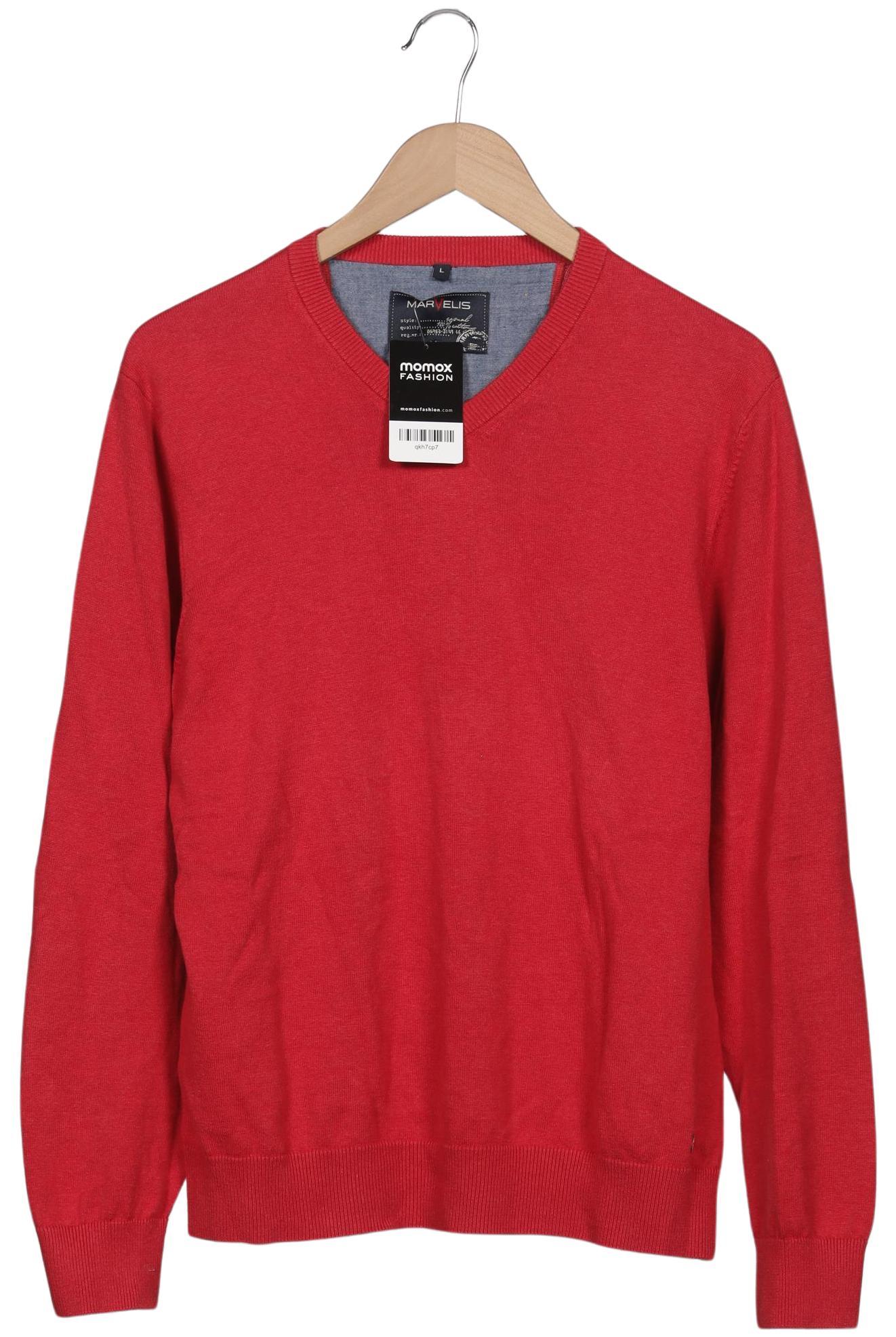 

Marvelis Herren Pullover, rot, Gr. 52