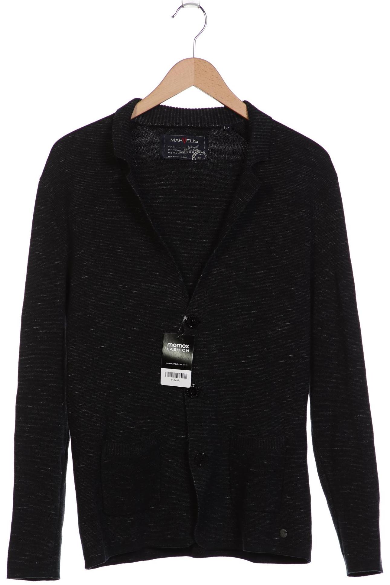 

Marvelis Herren Strickjacke, grau, Gr. 48