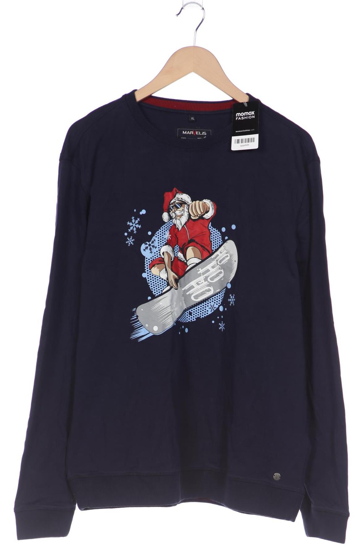 

Marvelis Herren Sweatshirt, marineblau, Gr. 54