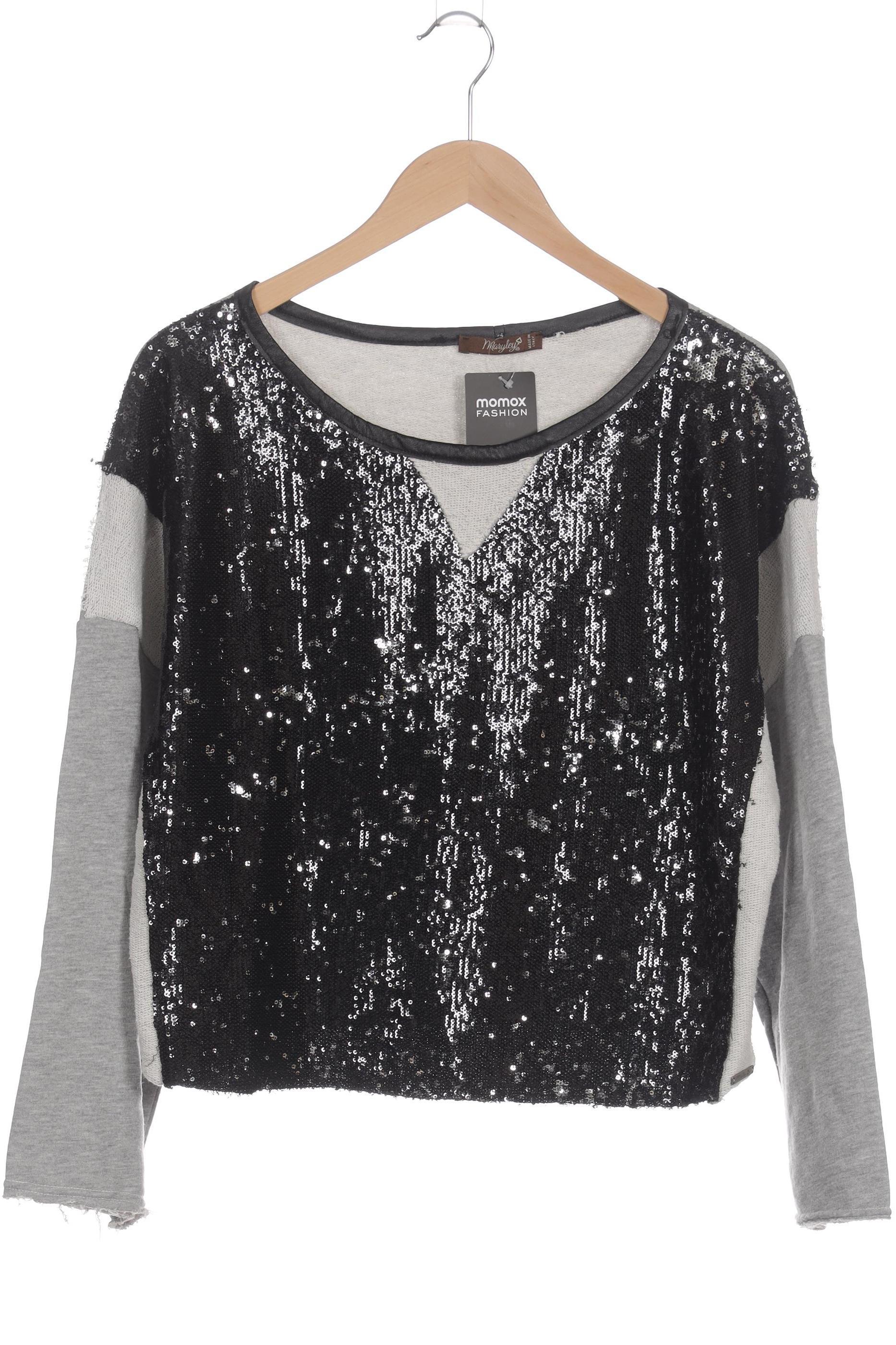 

Maryley Damen Sweatshirt, schwarz, Gr. 40