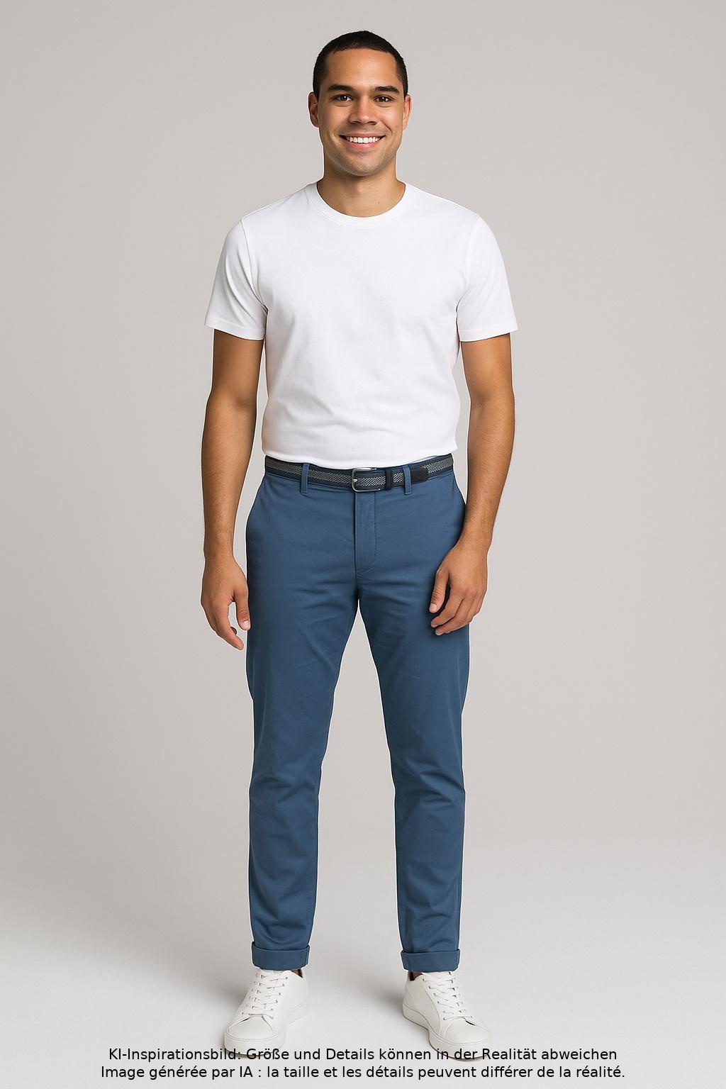 

Masons Herren Stoffhose, blau, Gr. 54