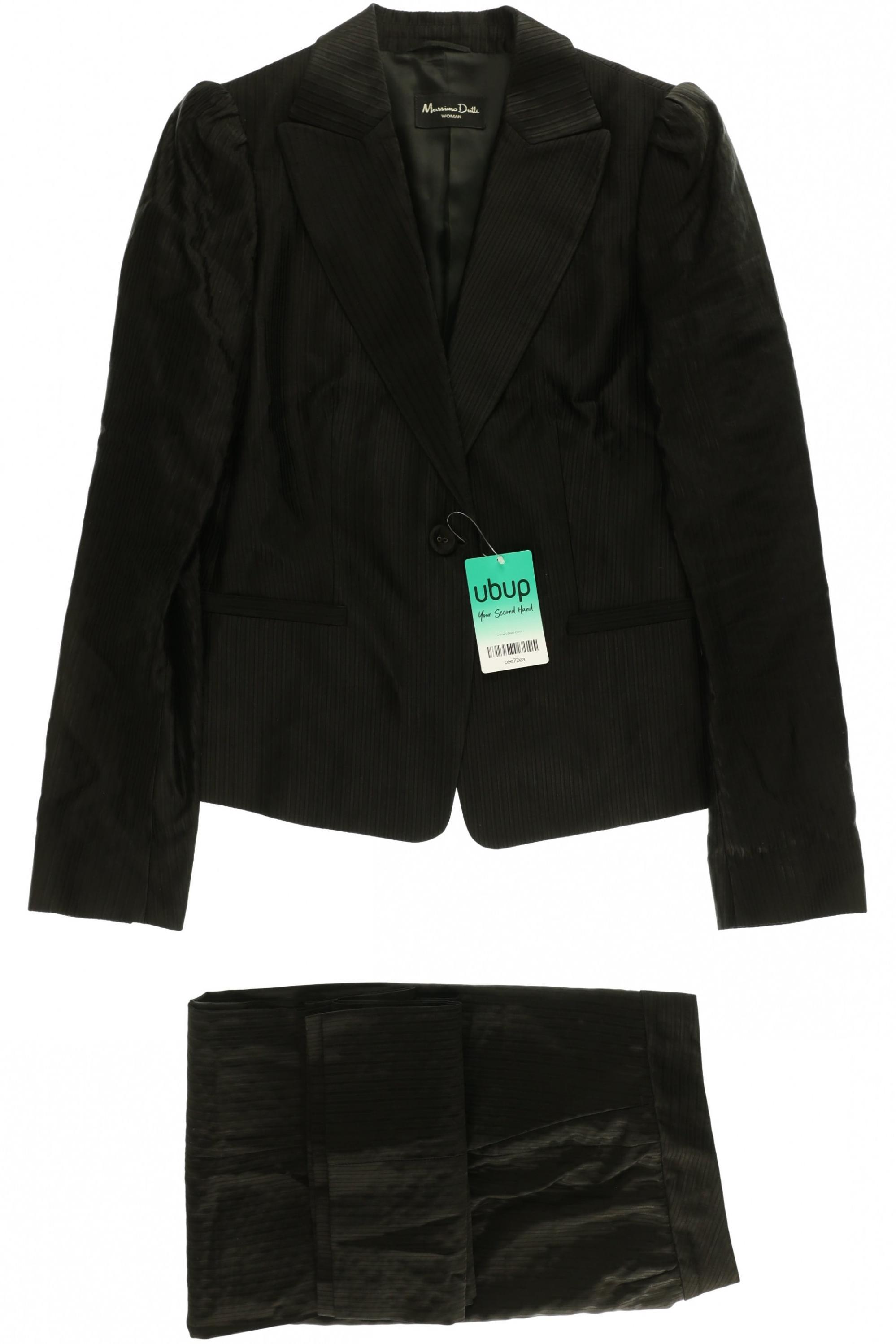 

Massimo Dutti Damen Anzug, schwarz, Gr. 38