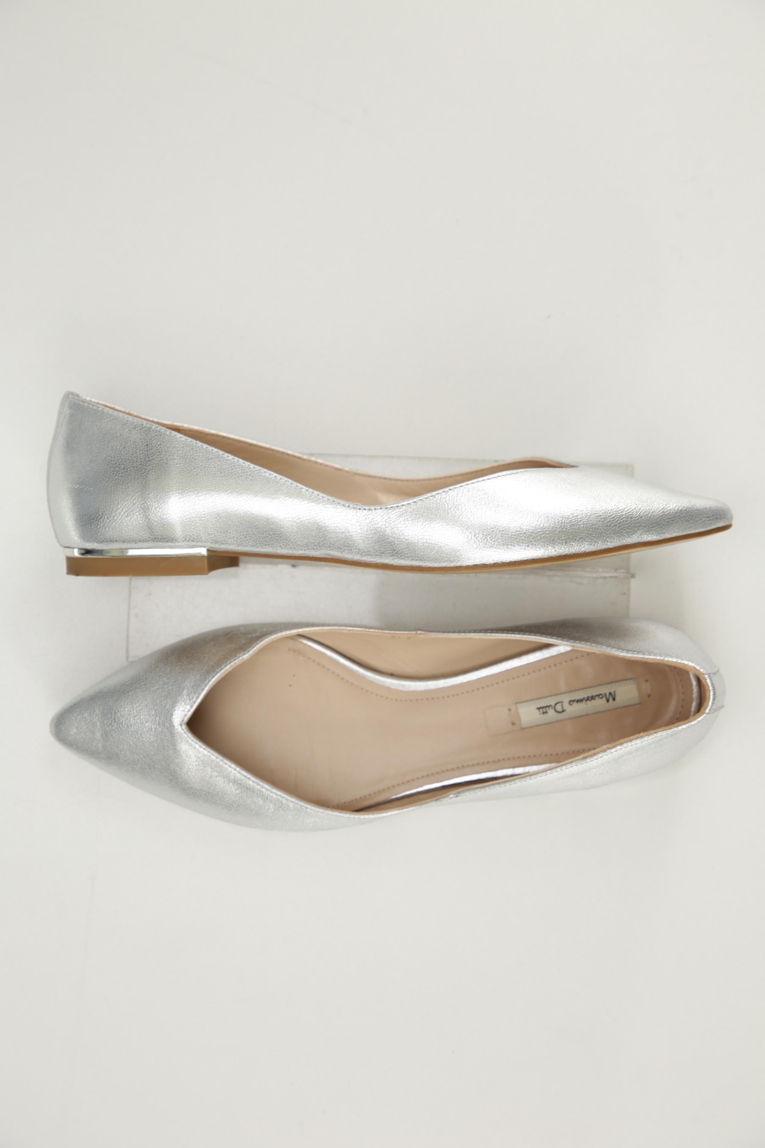 

Massimo Dutti Damen Ballerinas, silber, Gr. 39