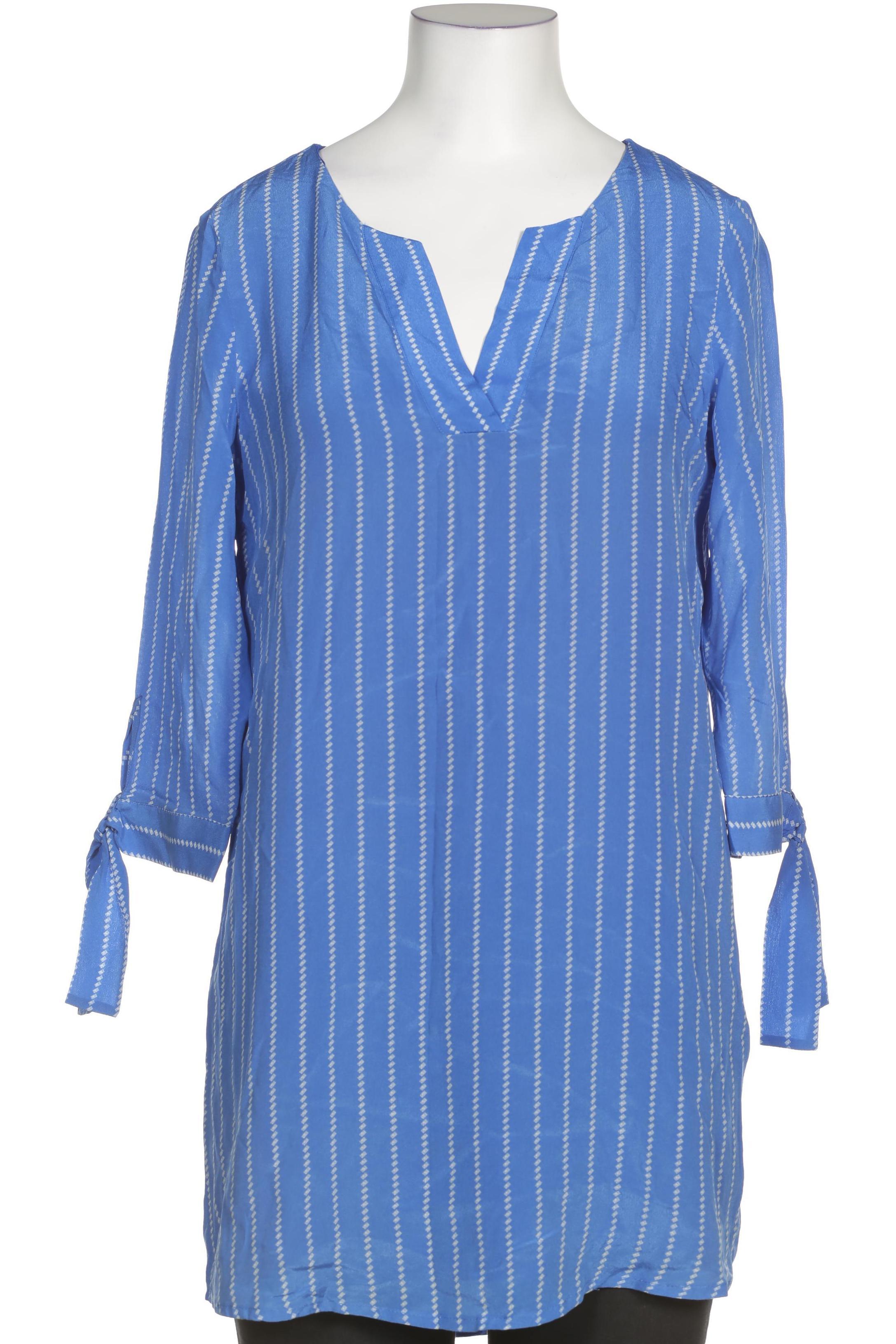 

Massimo Dutti Damen Bluse, blau, Gr. 36