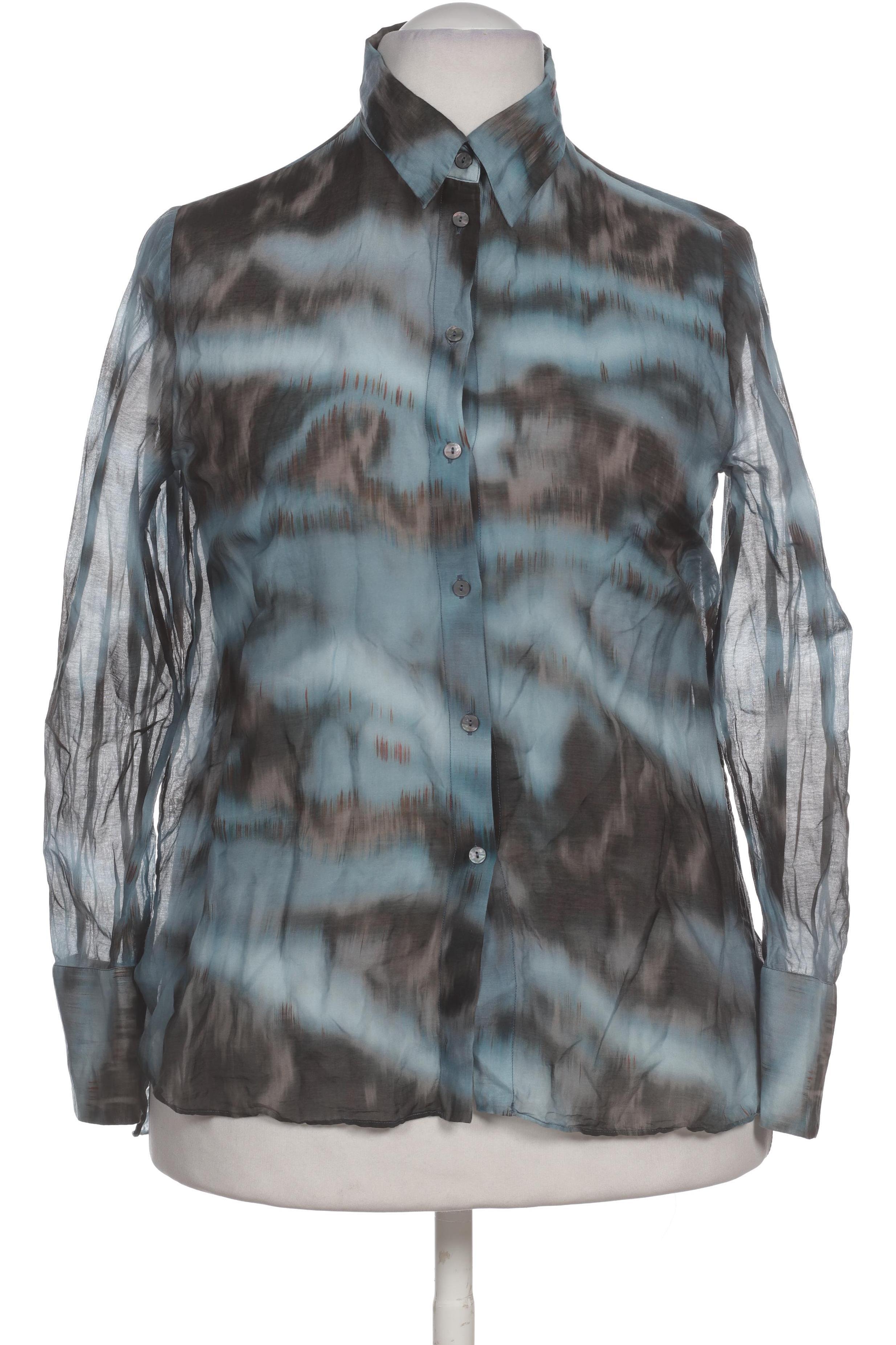 

Massimo Dutti Damen Bluse, blau, Gr. 42