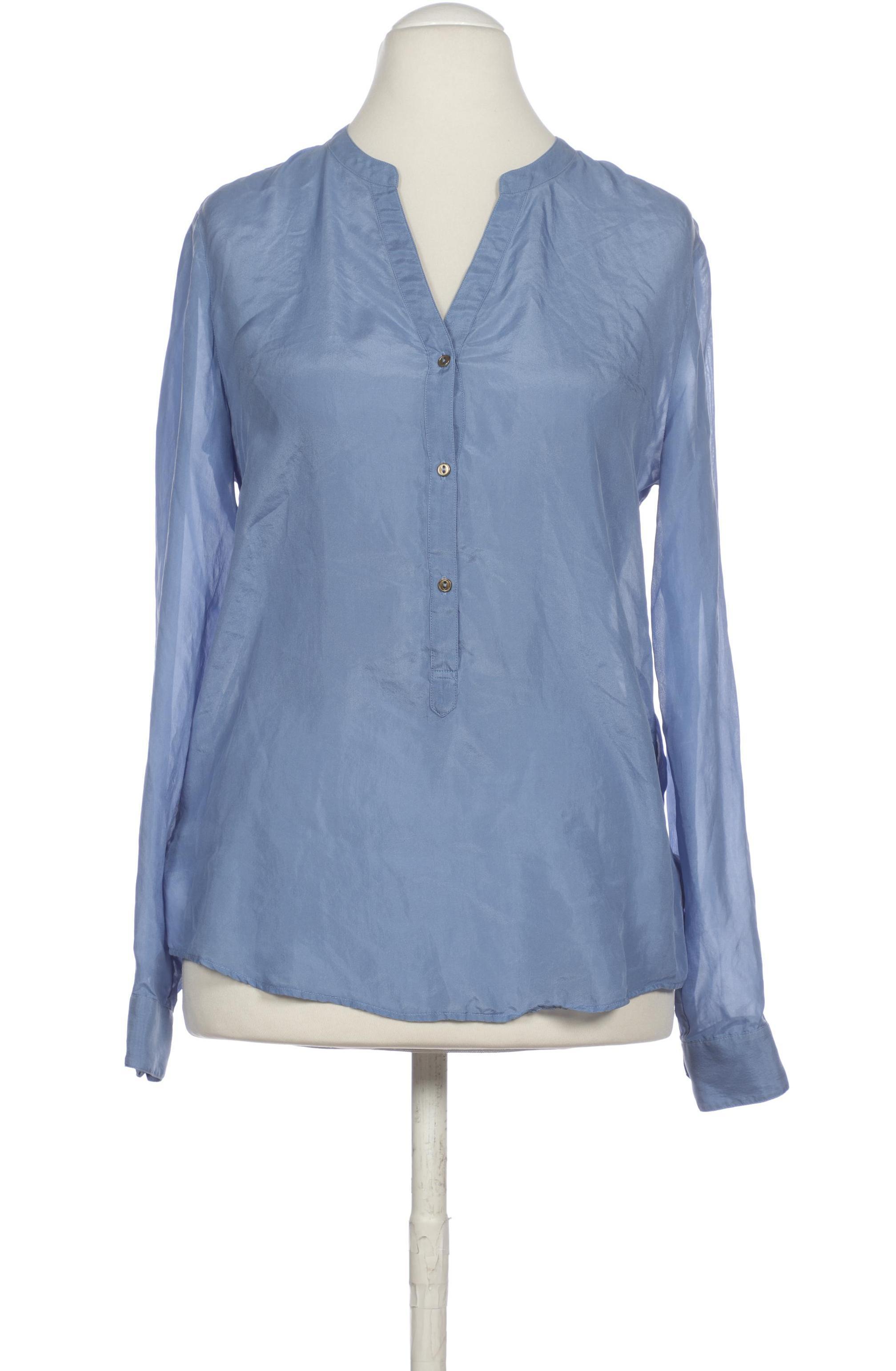 

Massimo Dutti Damen Bluse, blau, Gr. 38