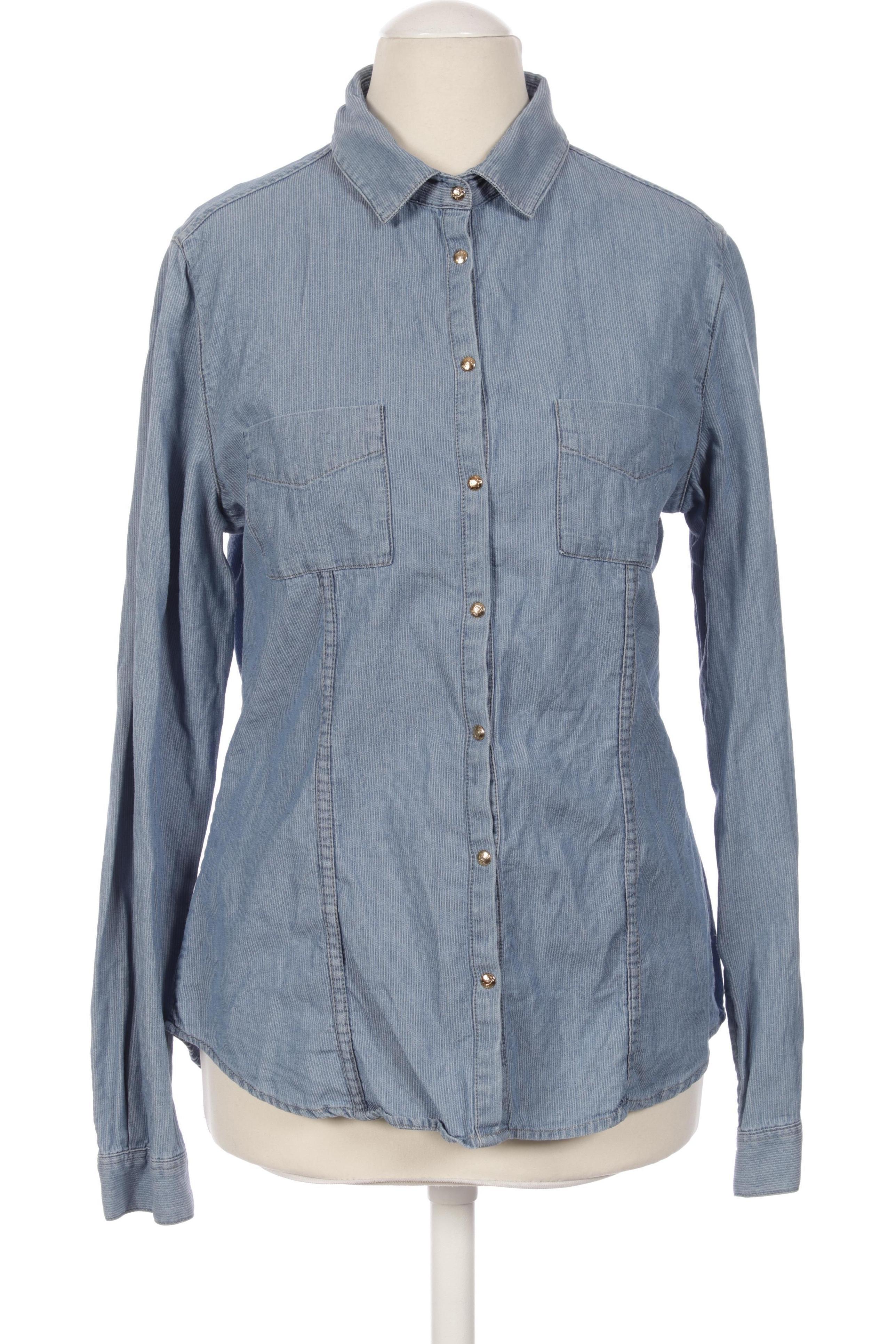 

Massimo Dutti Damen Bluse, blau, Gr.