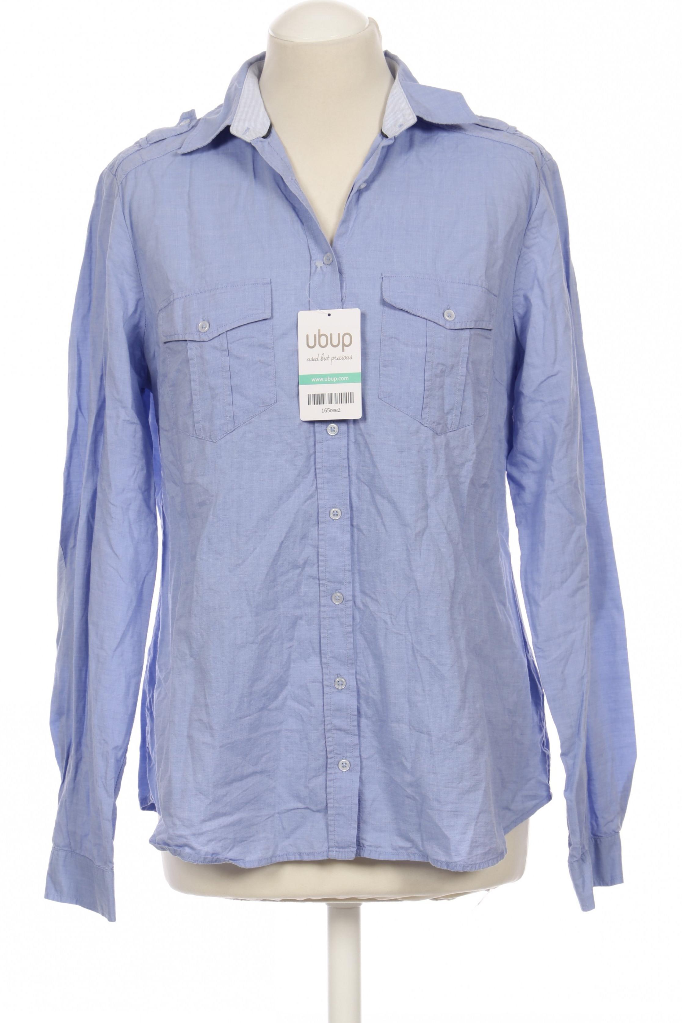 

Massimo Dutti Damen Bluse, blau, Gr. 44