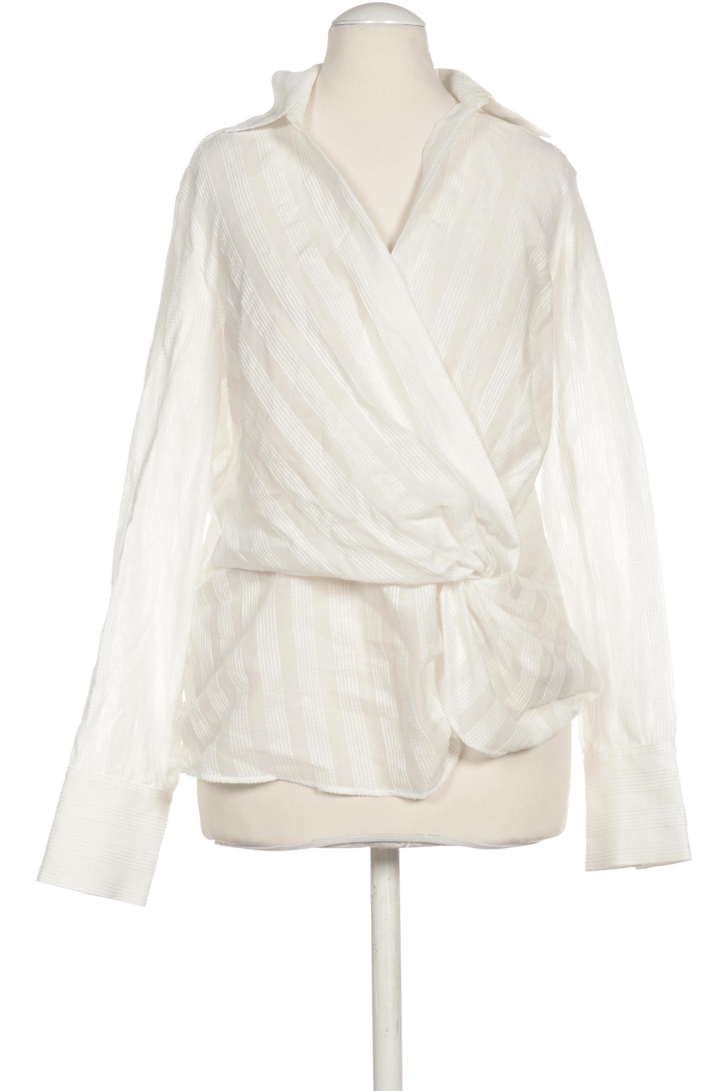 

Massimo Dutti Damen Bluse, weiß, Gr. 36