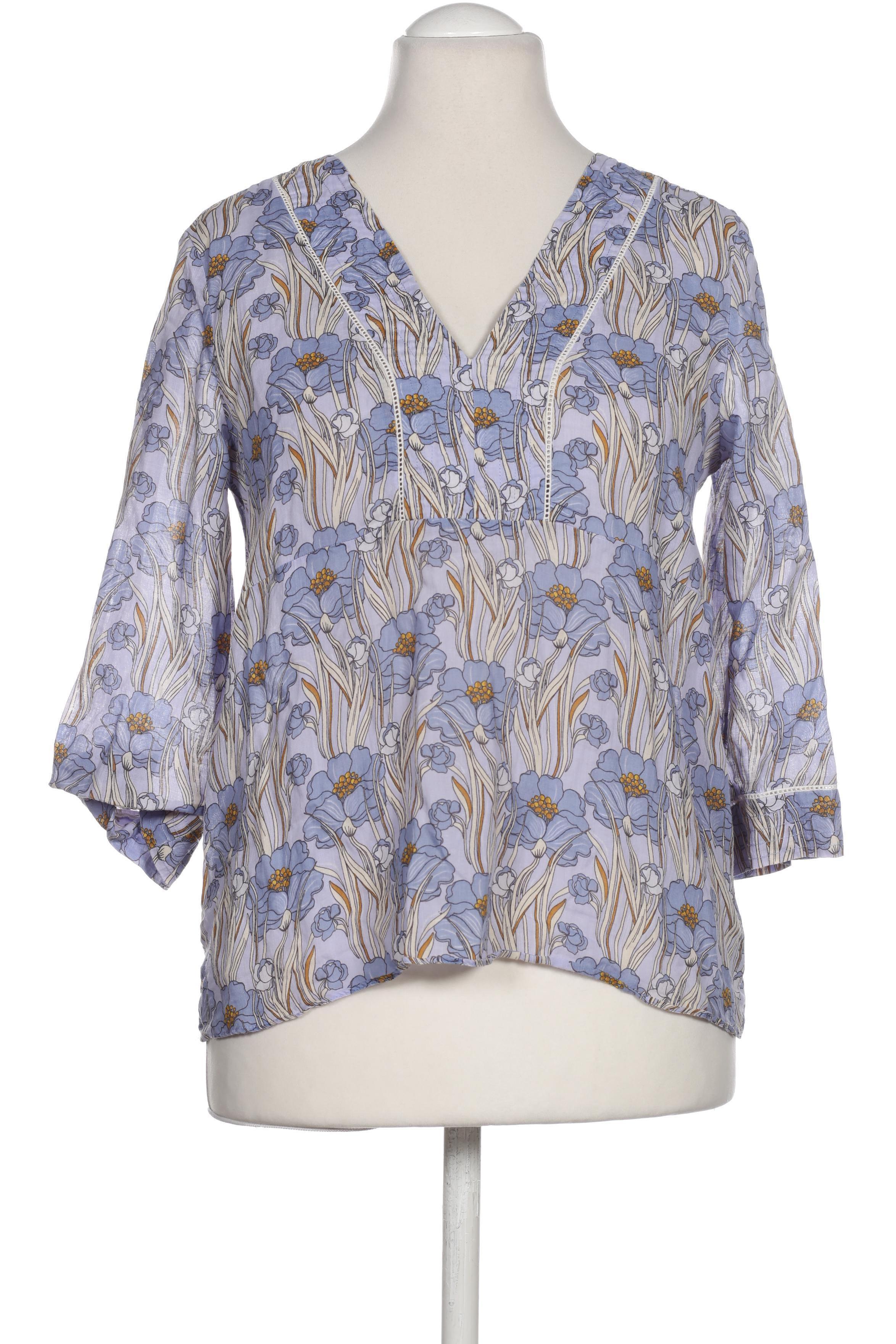 

Massimo Dutti Damen Bluse, blau, Gr. 40