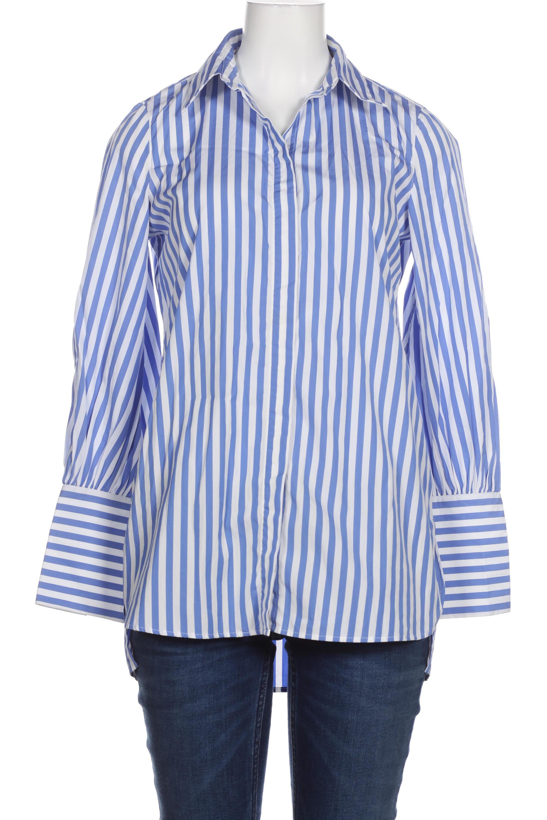 

Massimo Dutti Damen Bluse, blau, Gr. 34