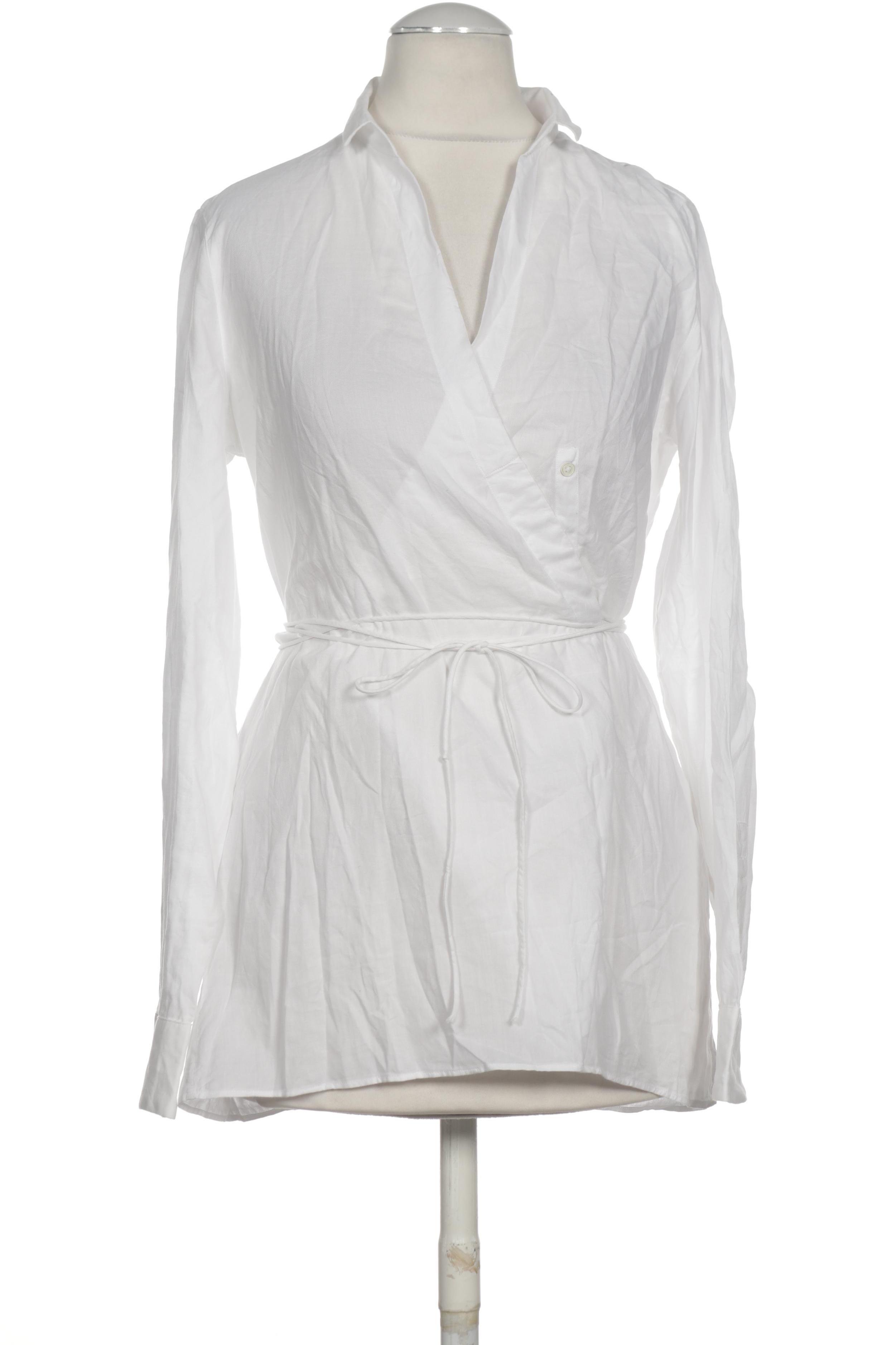 

Massimo Dutti Damen Bluse, weiß, Gr. 34