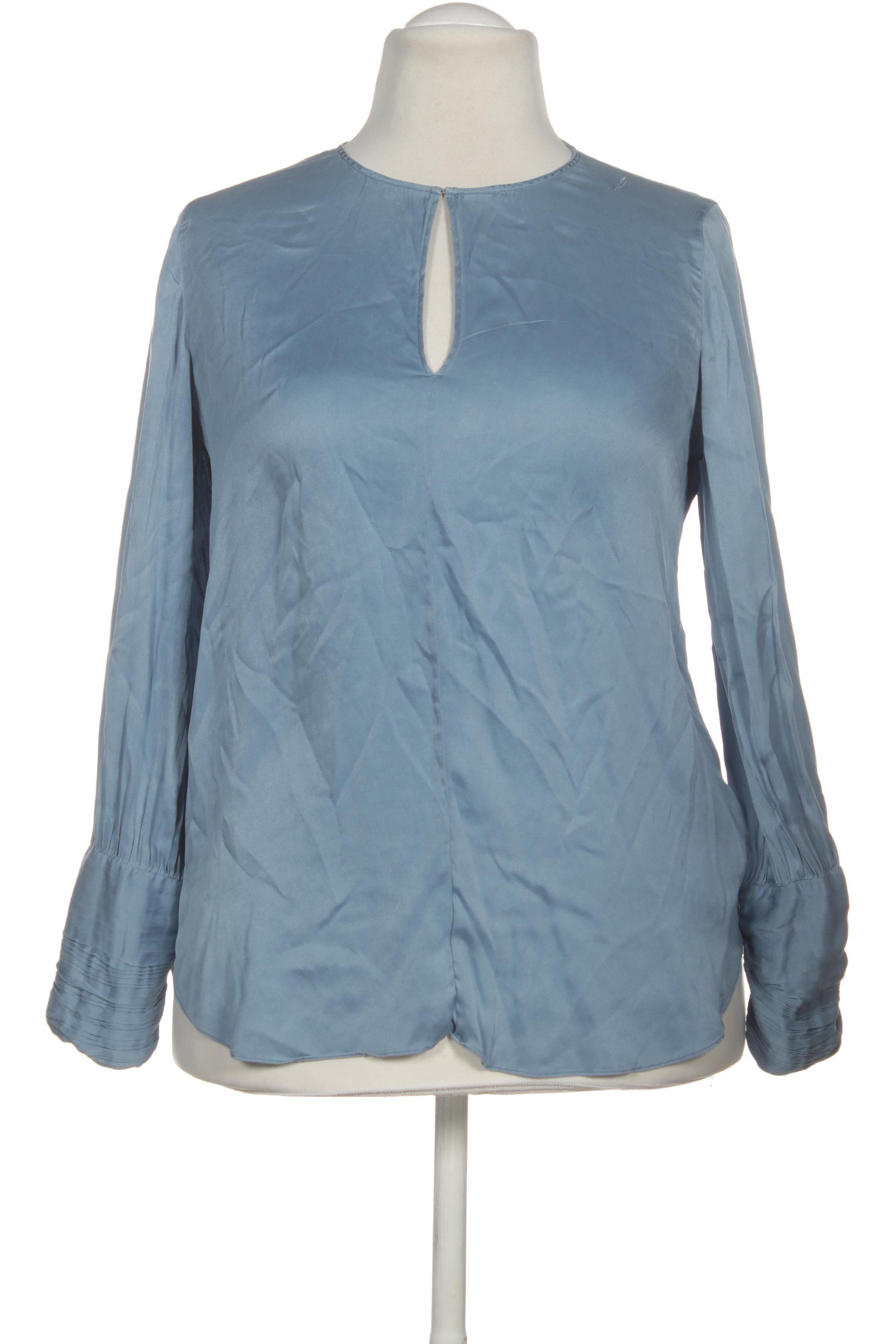 

Massimo Dutti Damen Bluse, blau, Gr. 42