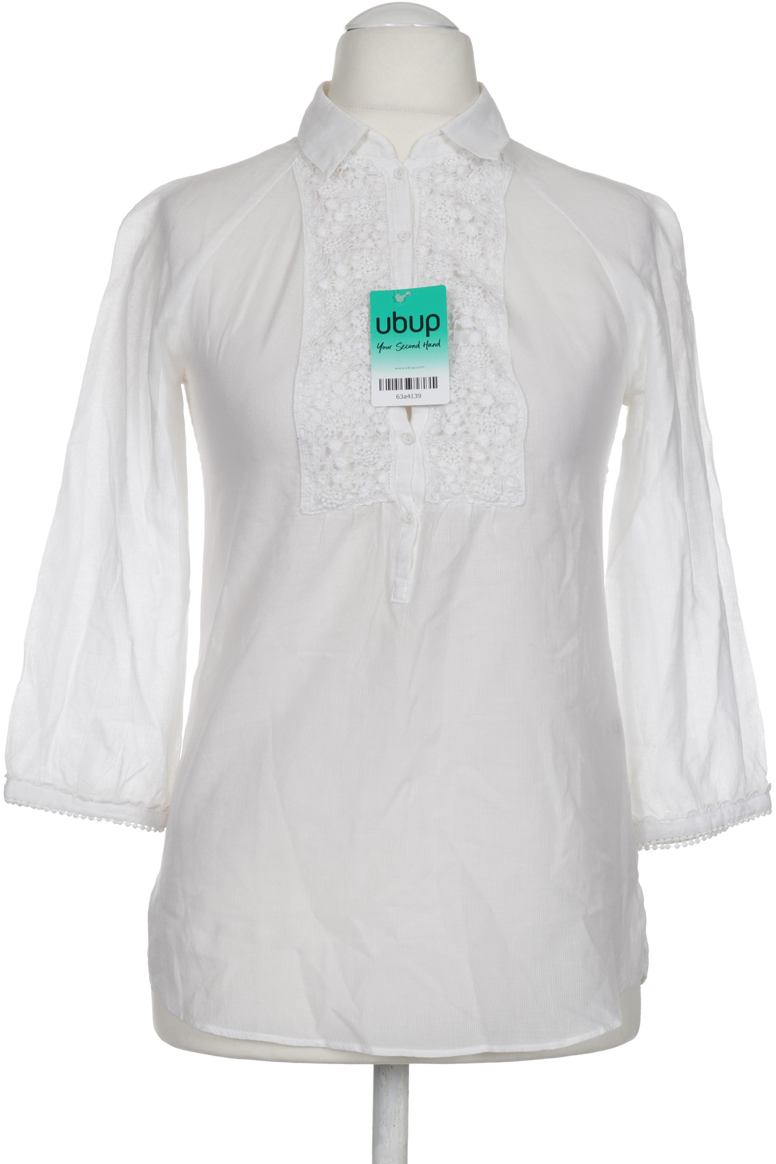 

Massimo Dutti Damen Bluse, weiß, Gr. 36