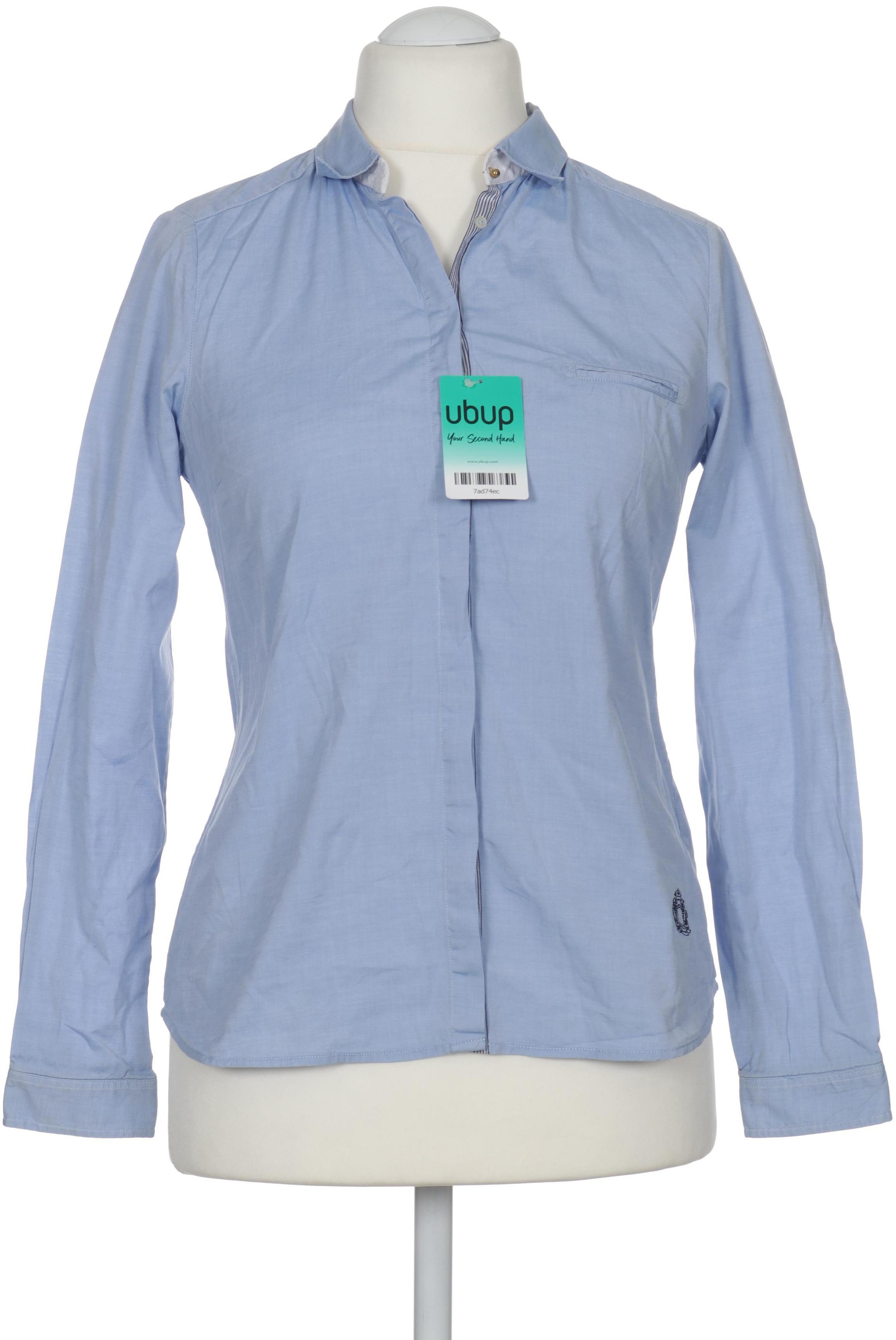 

Massimo Dutti Damen Bluse, blau, Gr. 40