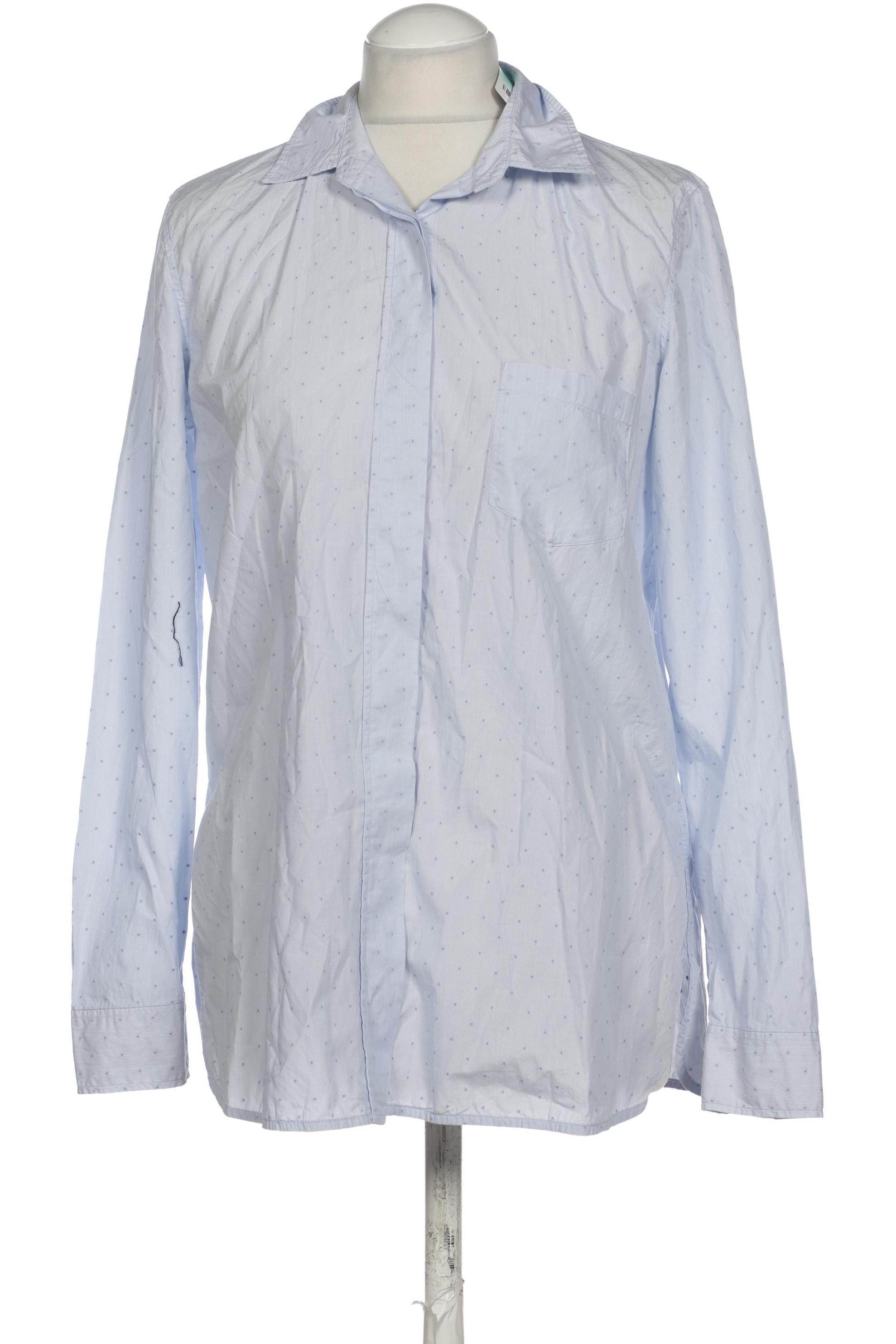 

Massimo Dutti Damen Bluse, blau, Gr. 38