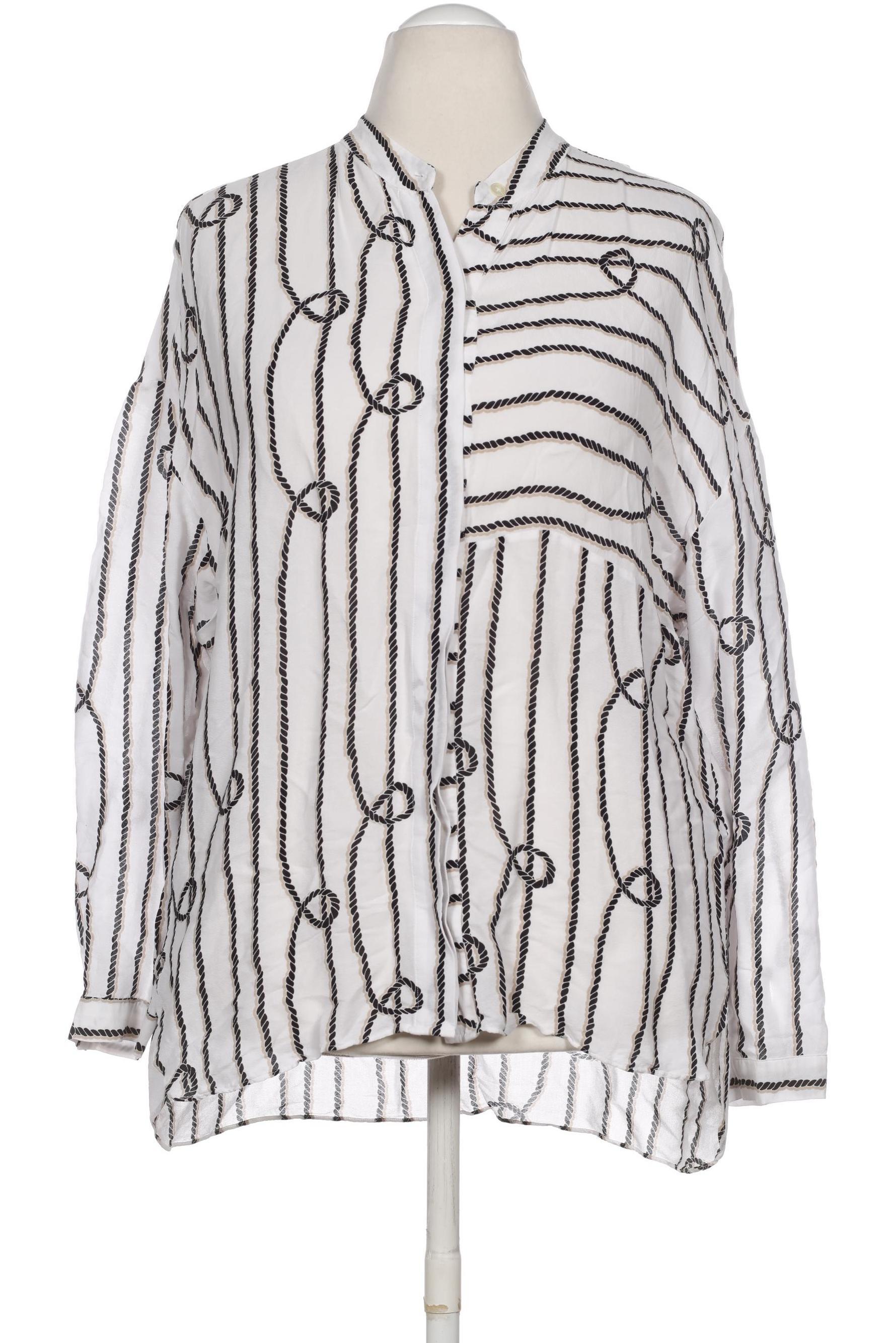 

Massimo Dutti Damen Bluse, weiß, Gr. 44