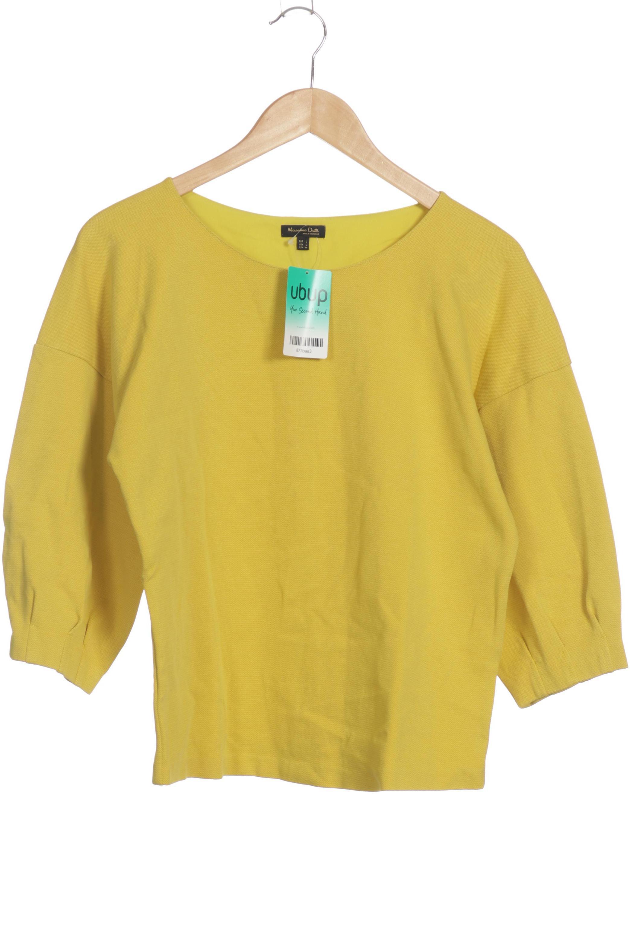 

Massimo Dutti Damen Bluse, gelb, Gr.