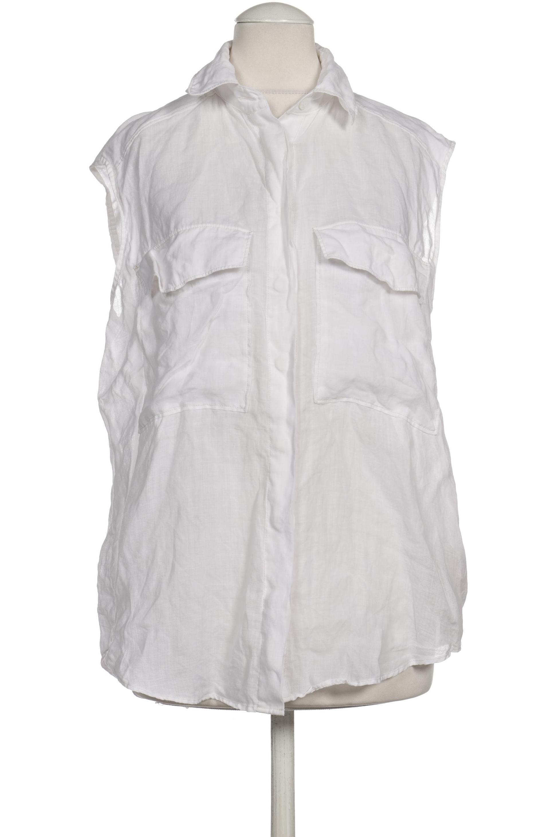 

Massimo Dutti Damen Bluse, weiß, Gr. 36