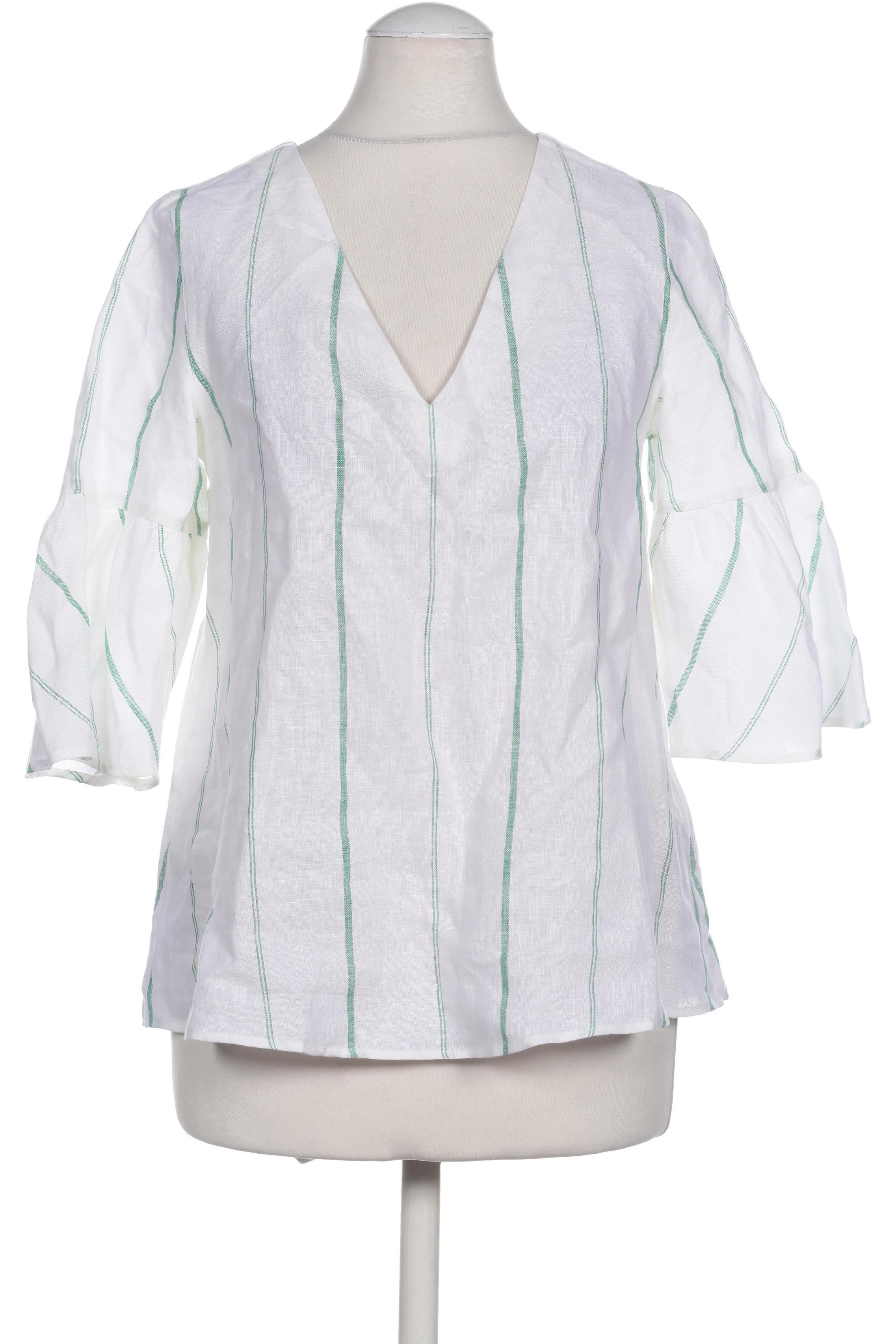 

Massimo Dutti Damen Bluse, weiß, Gr. 34