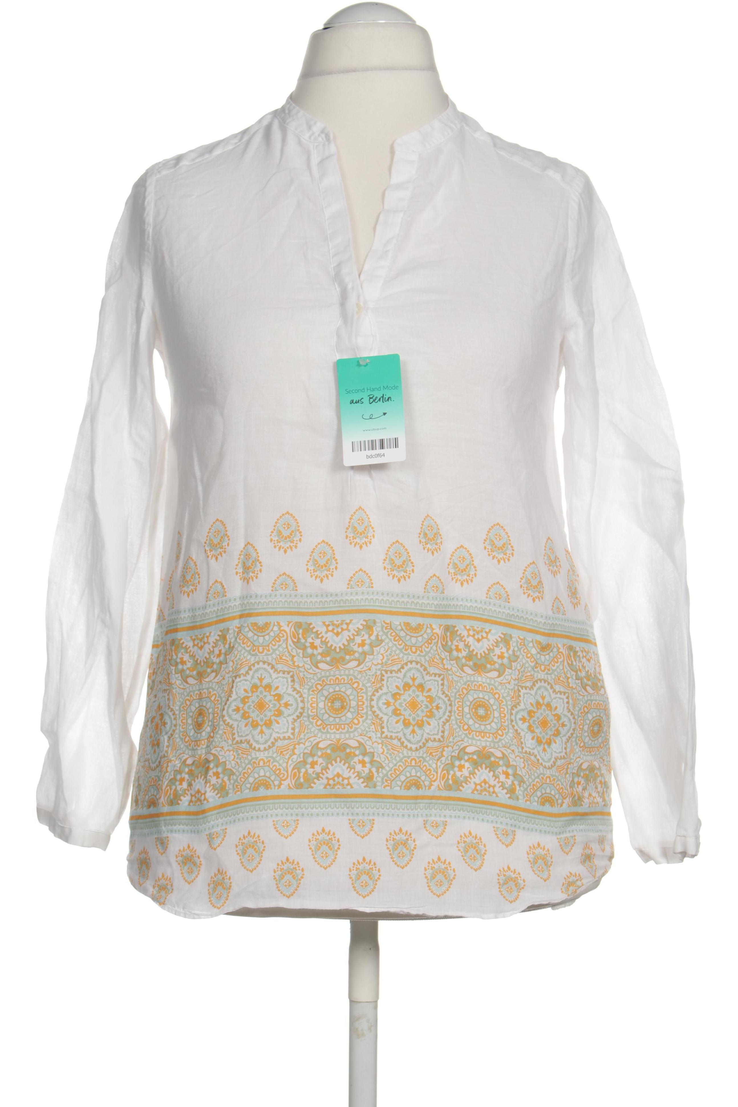 

Massimo Dutti Damen Bluse, weiß, Gr. 42