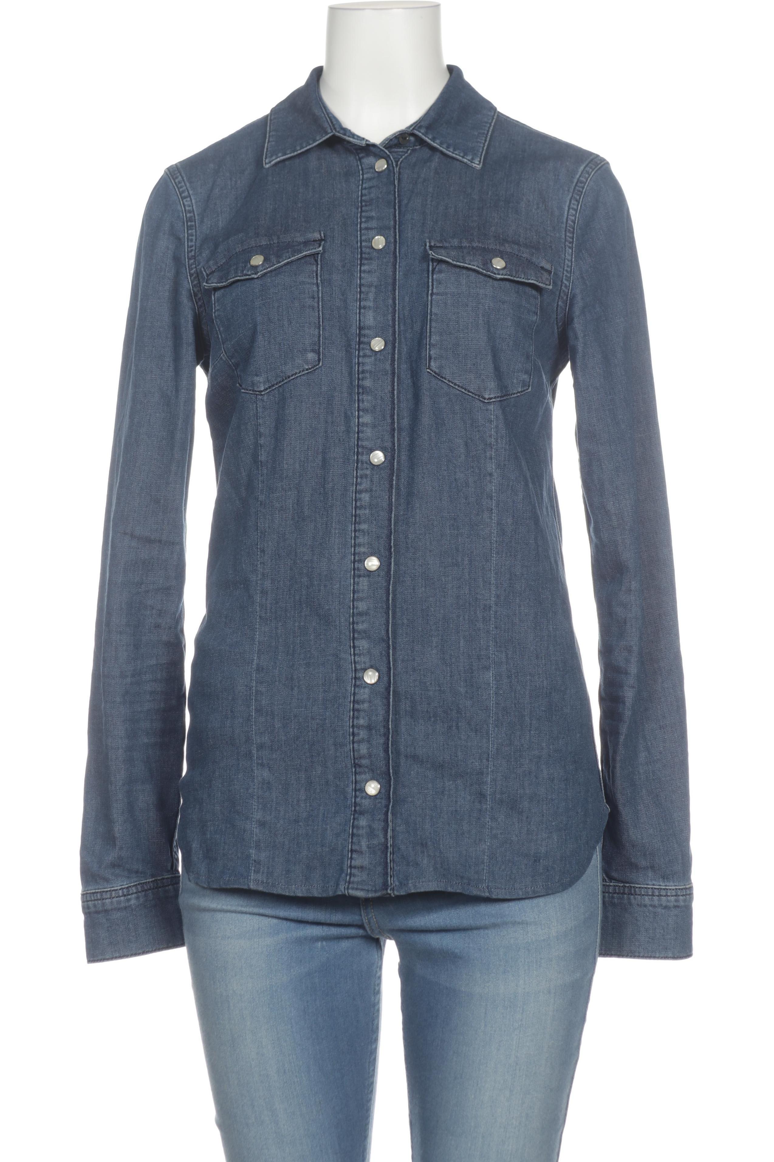 

Massimo Dutti Damen Bluse, blau, Gr.