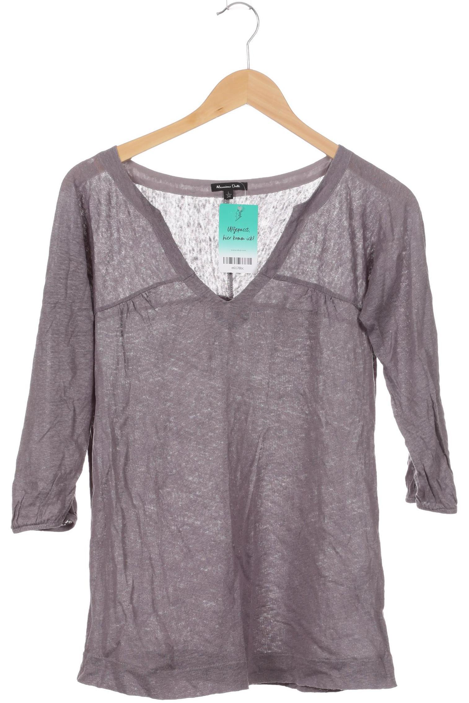 

Massimo Dutti Damen Pullover, grau, Gr.