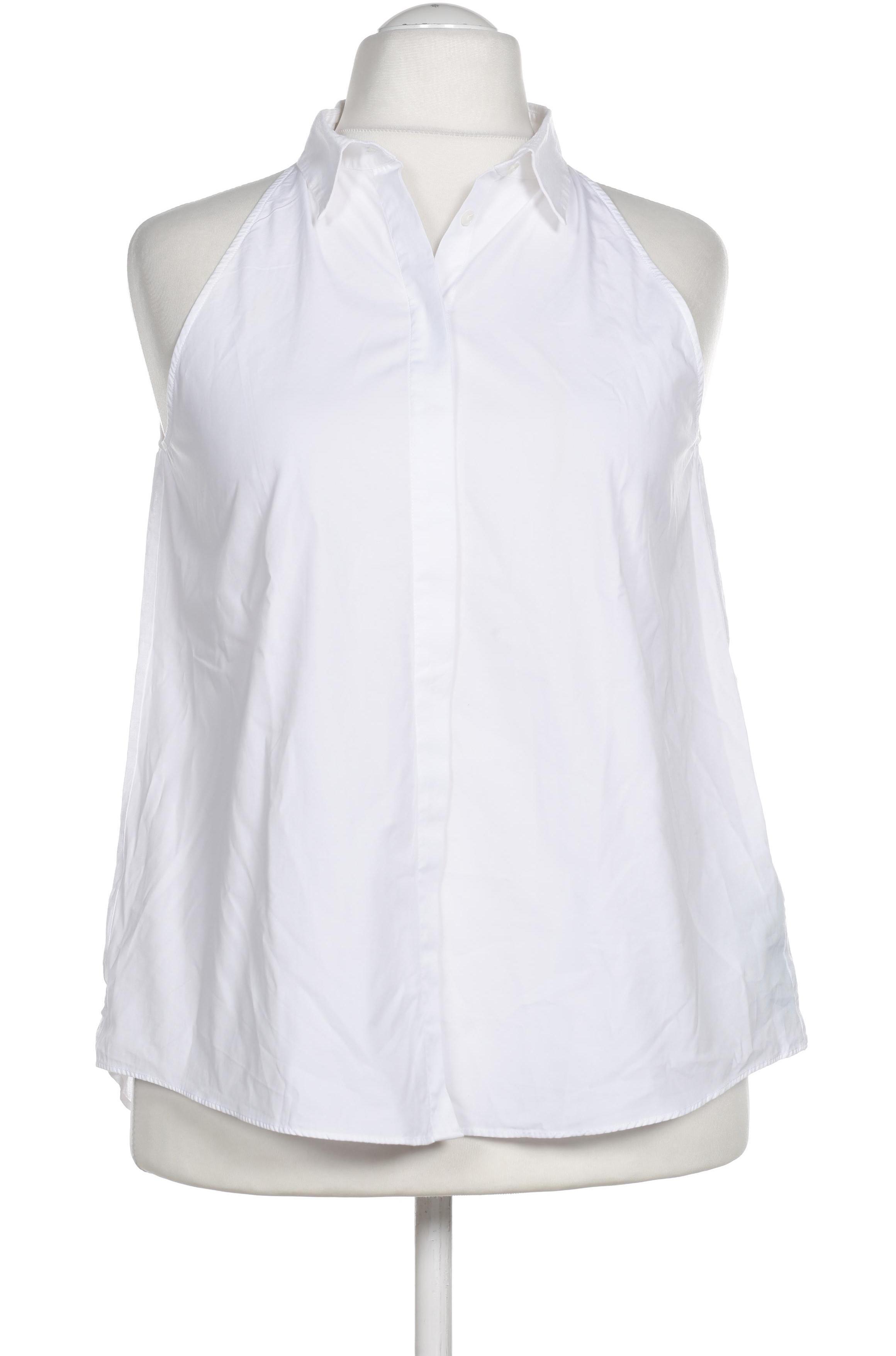 

Massimo Dutti Damen Bluse, weiß, Gr. 44