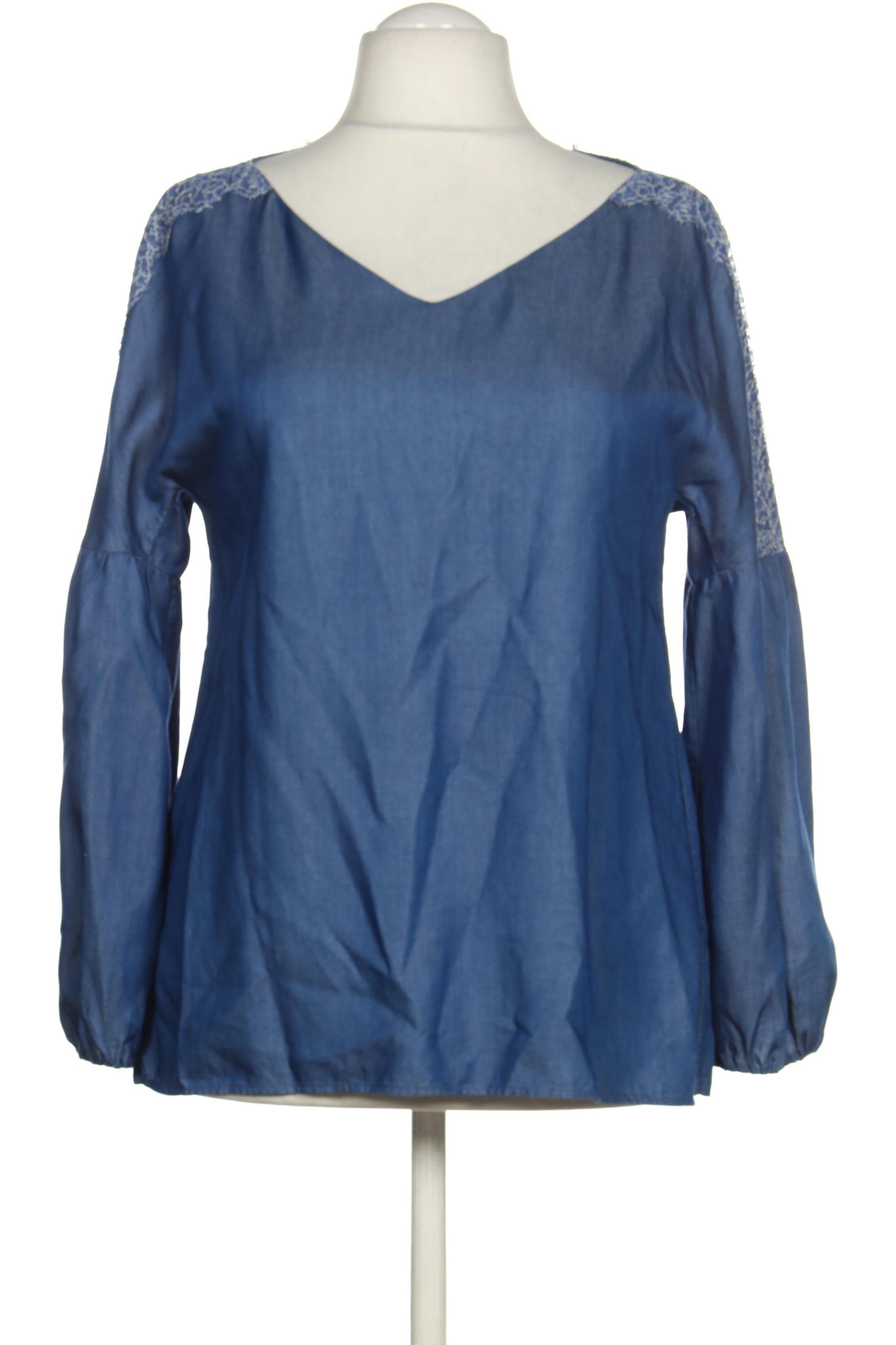 

Massimo Dutti Damen Bluse, blau, Gr. 42