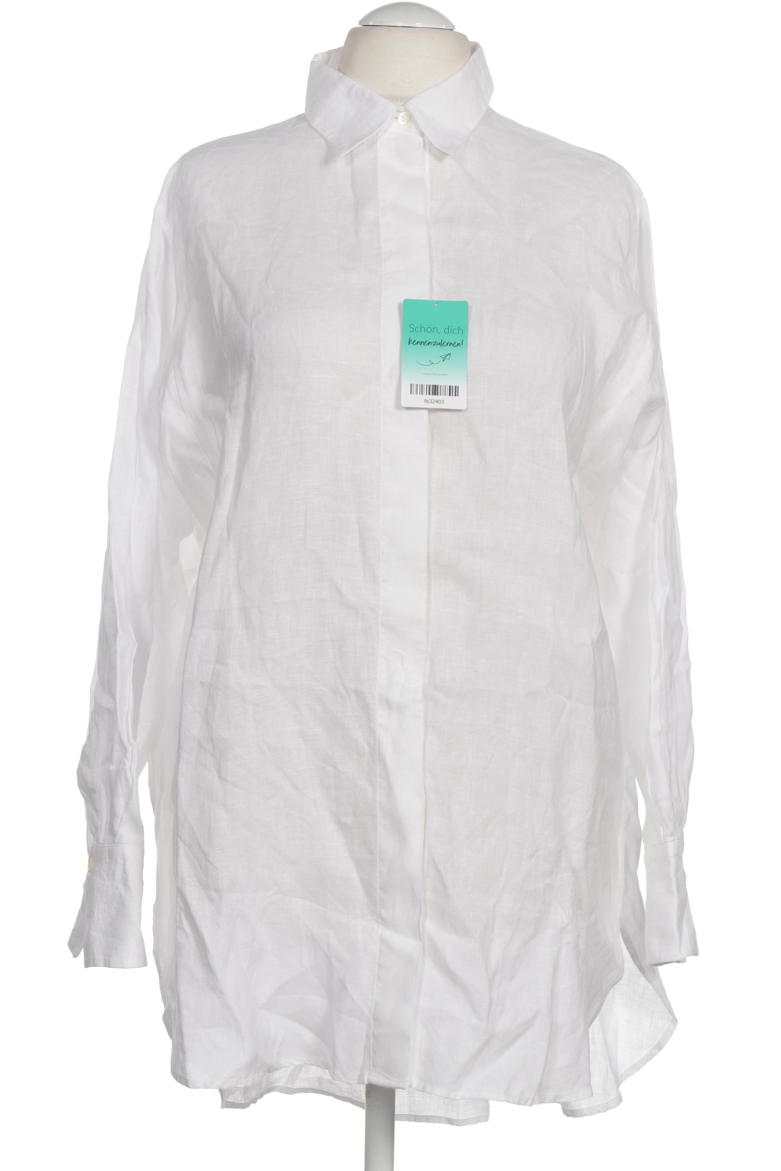 

Massimo Dutti Damen Bluse, weiß, Gr.