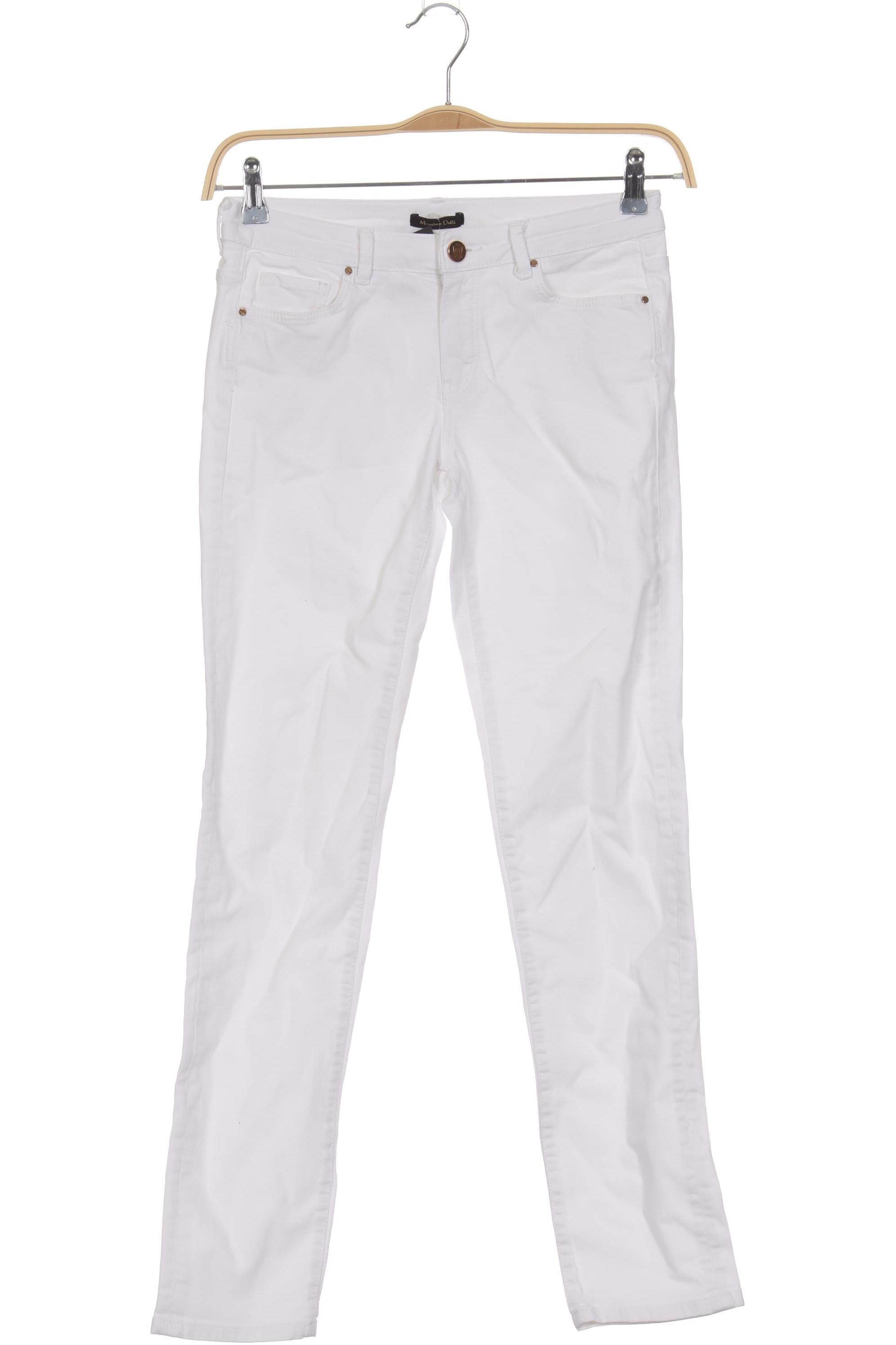 

Massimo Dutti Damen Jeans, weiß, Gr. 36