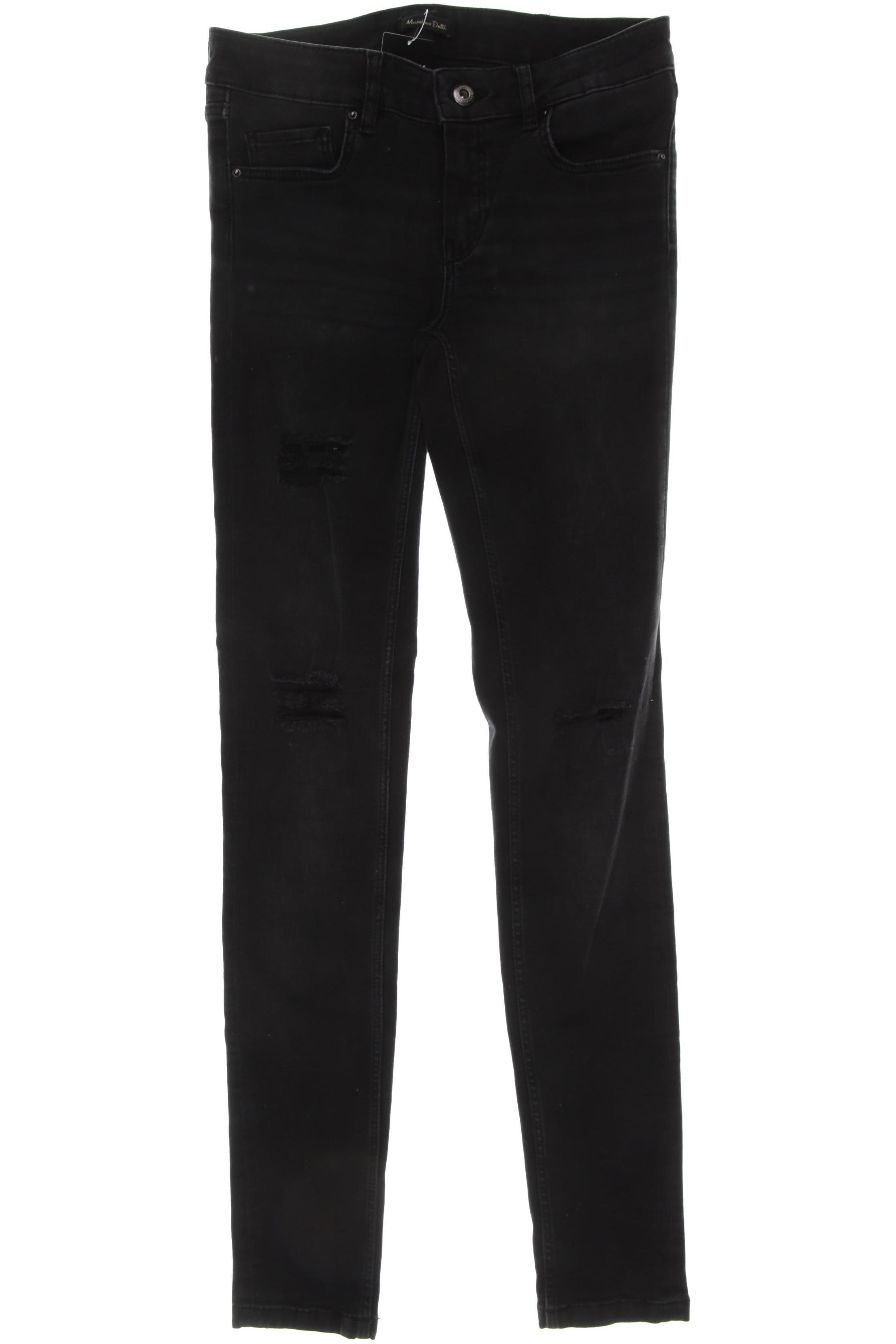 

Massimo Dutti Damen Jeans, schwarz, Gr. 36