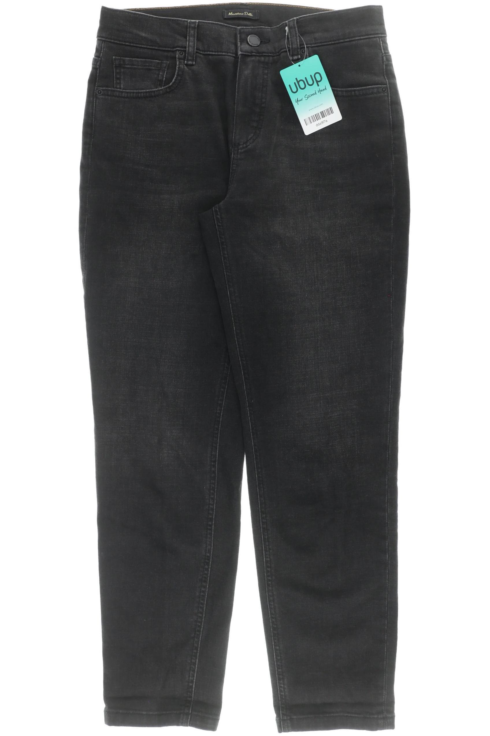 

Massimo Dutti Damen Jeans, schwarz, Gr. 34