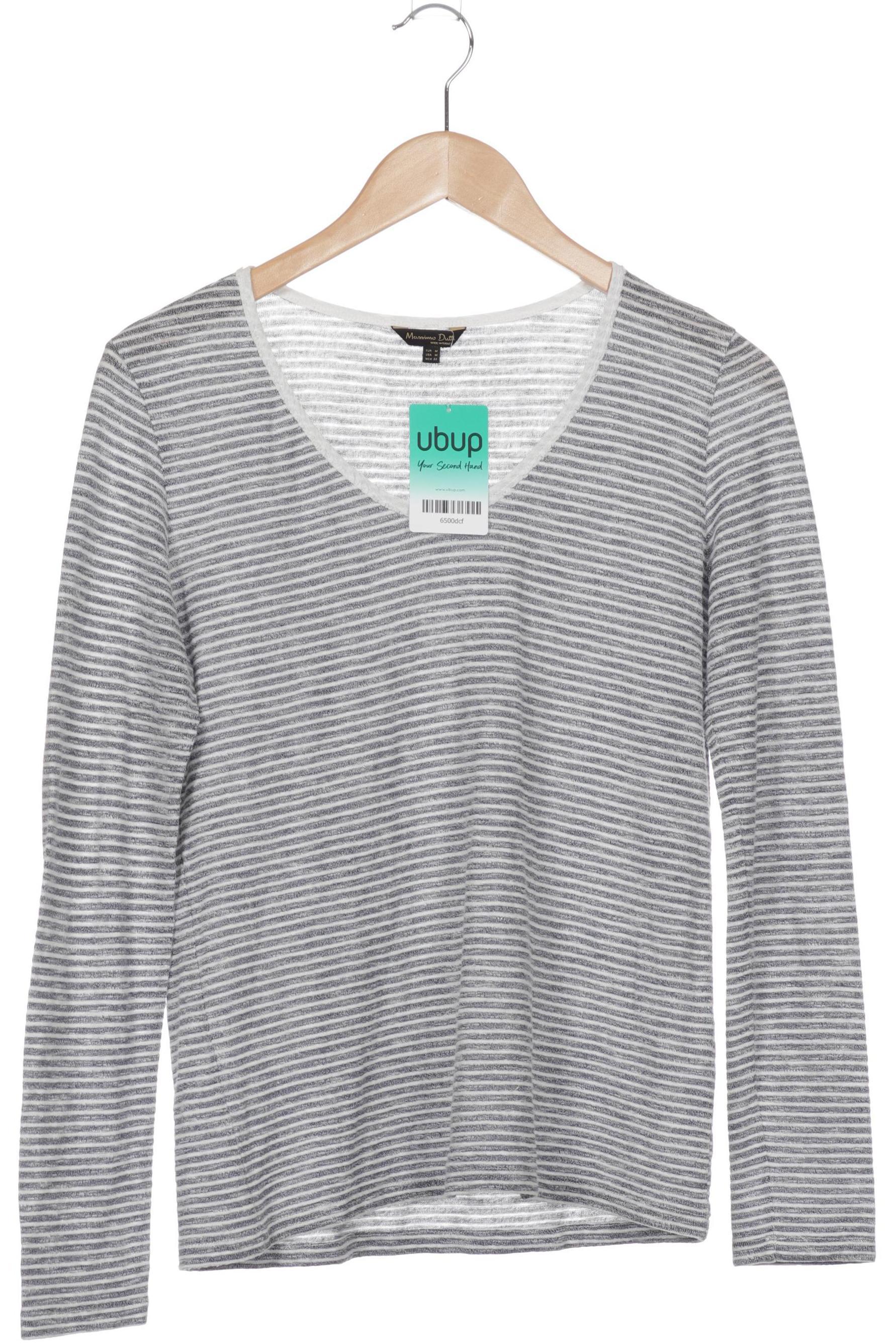 

Massimo Dutti Damen Langarmshirt, grau, Gr.