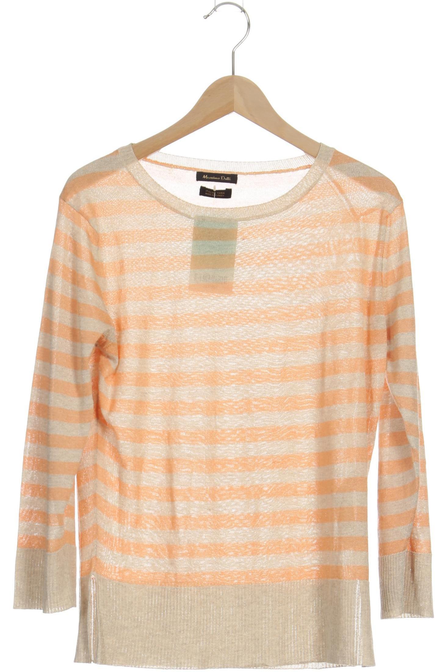 

Massimo Dutti Damen Pullover, beige, Gr.
