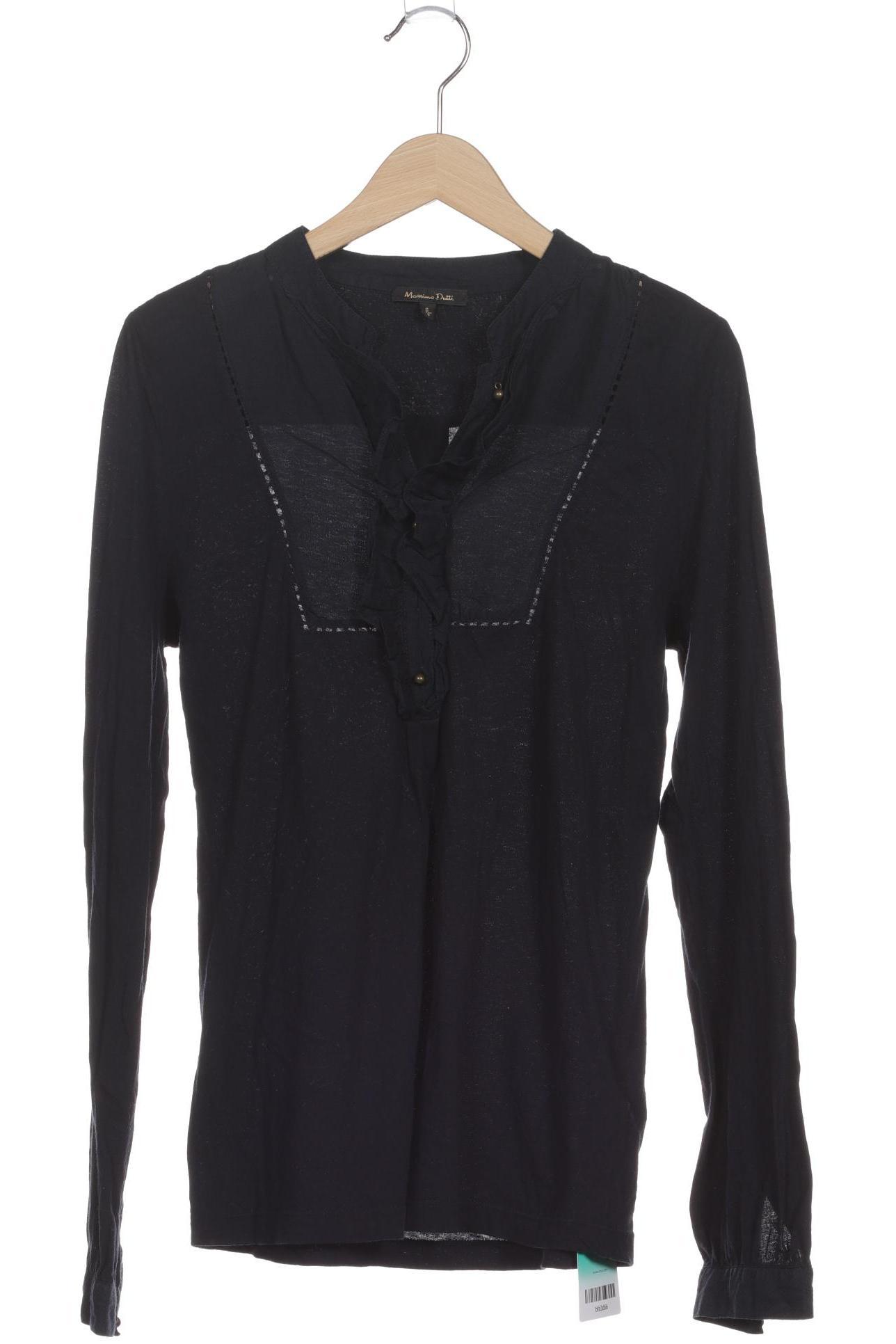 

Massimo Dutti Damen Langarmshirt, blau, Gr.