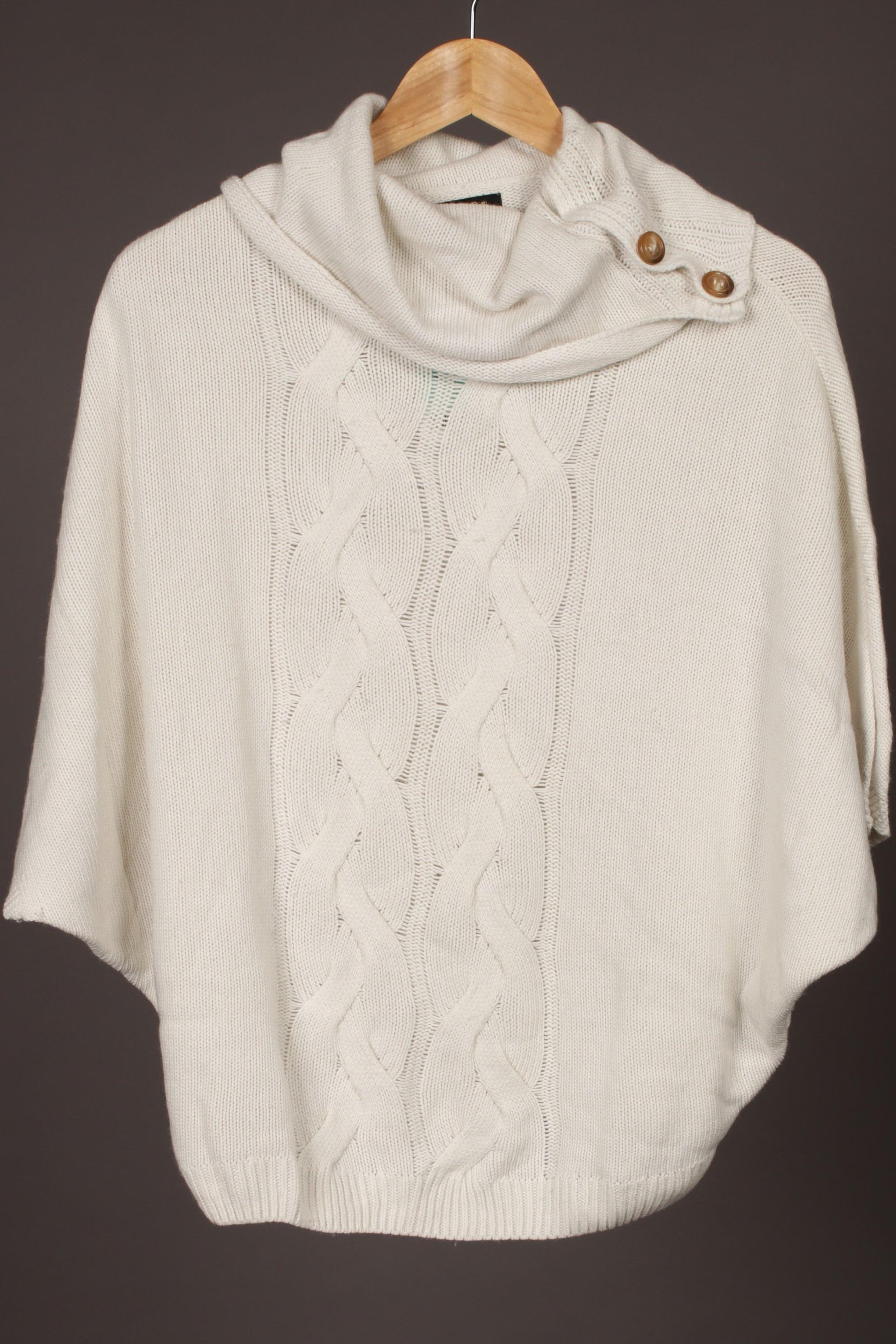 

Massimo Dutti Damen Pullover, weiß, Gr.