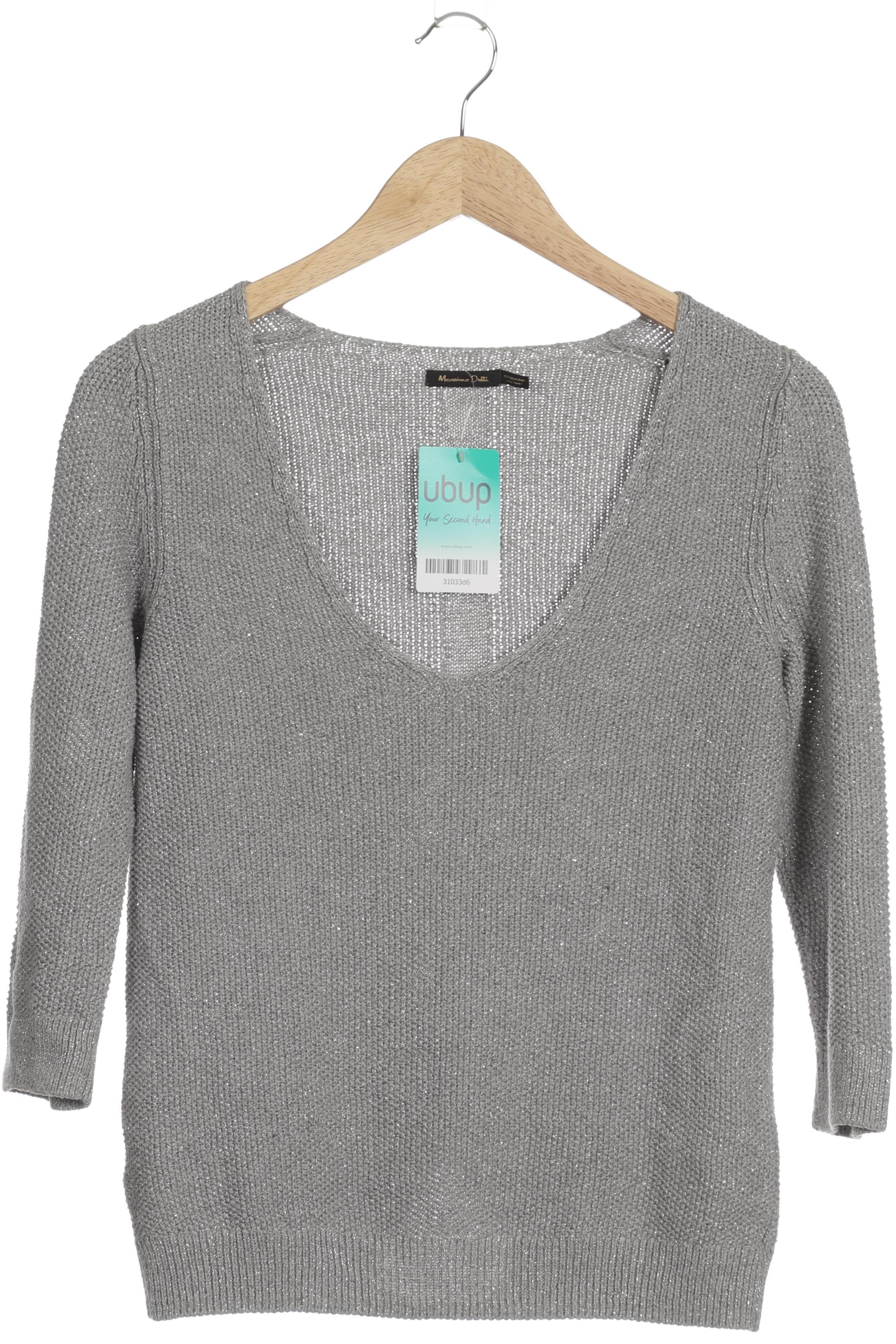 

Massimo Dutti Damen Pullover, grau, Gr.