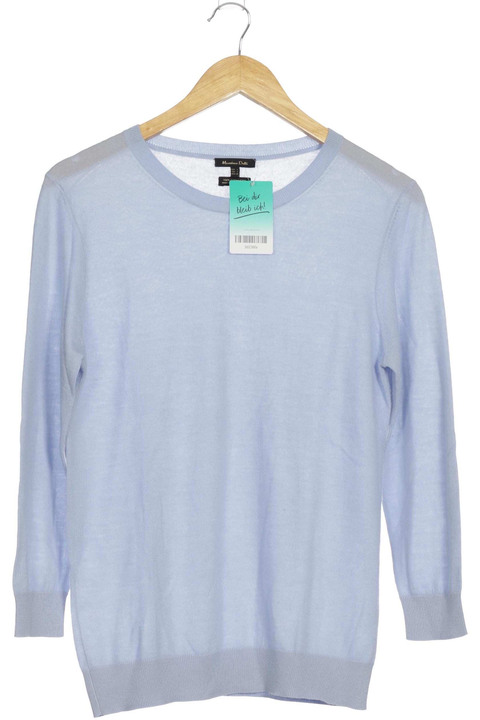 

Massimo Dutti Damen Pullover, blau, Gr.
