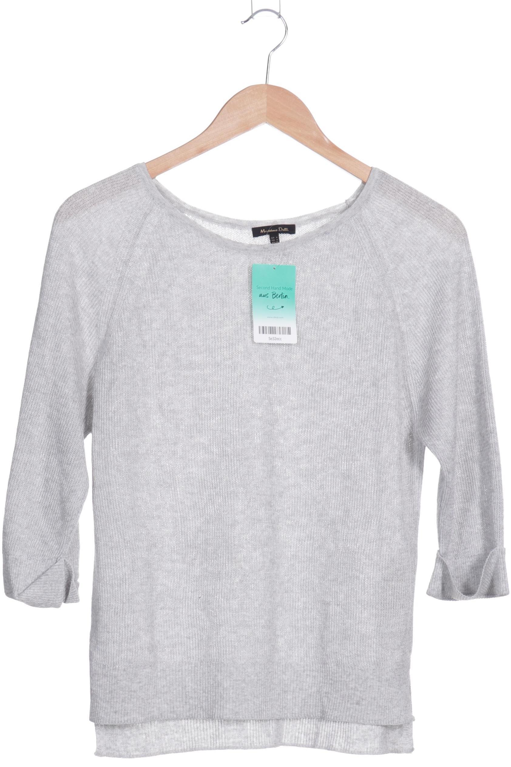 

Massimo Dutti Damen Pullover, grau, Gr.