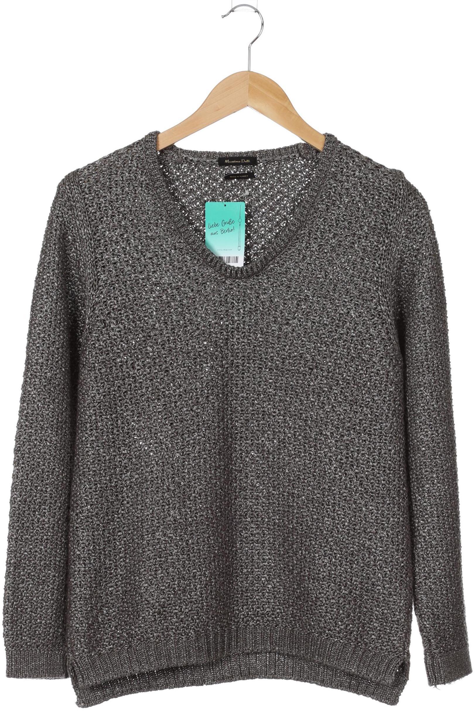

Massimo Dutti Damen Pullover, grau, Gr.